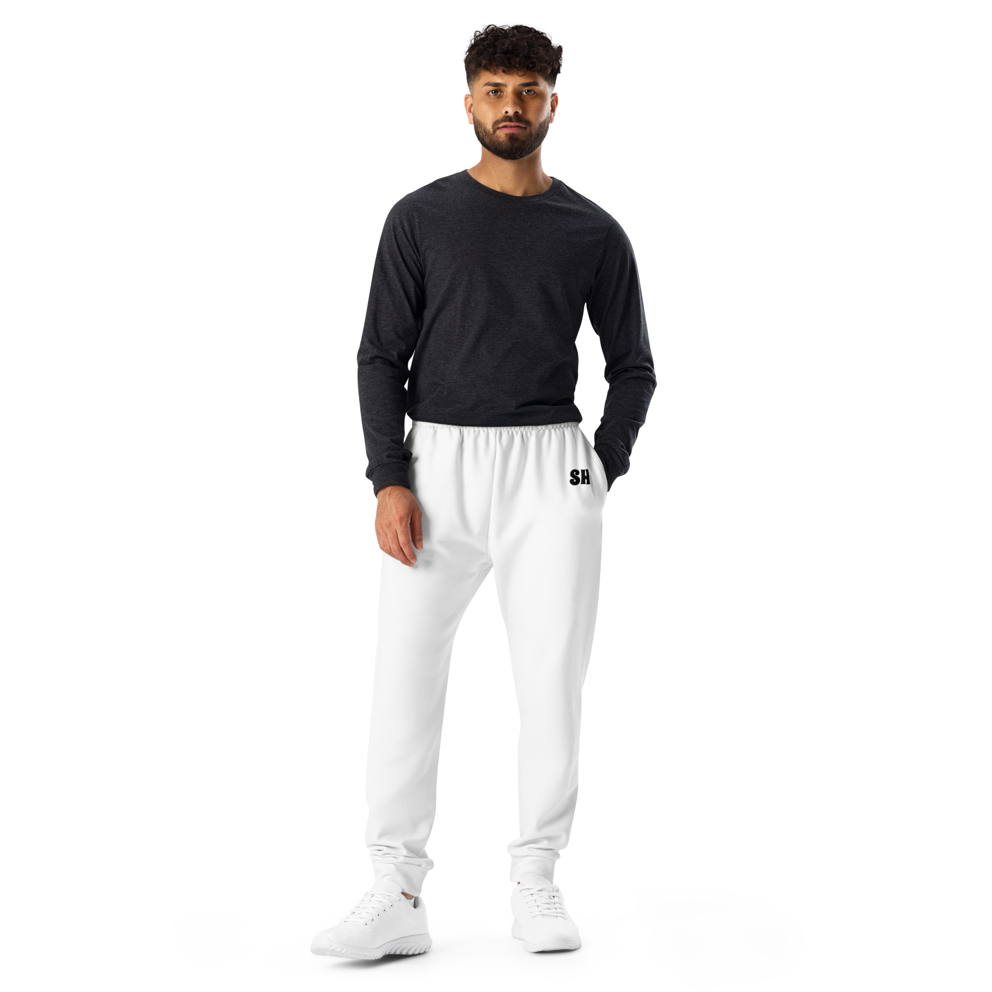 Men's Joggers - Seashell White