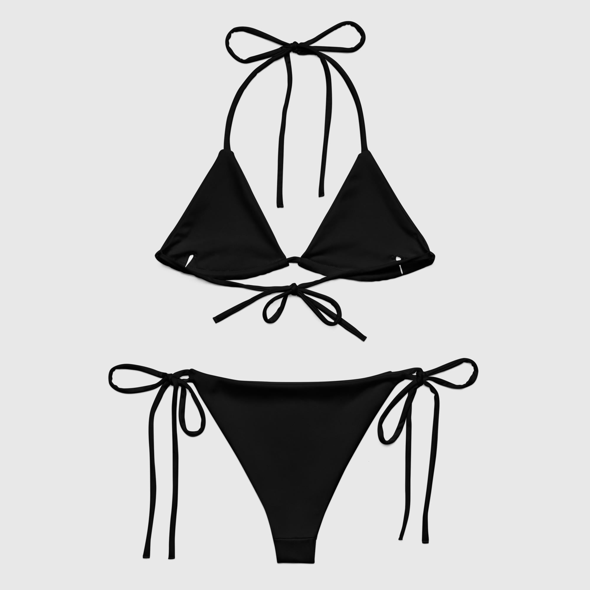 String-Bikini – Schwarz