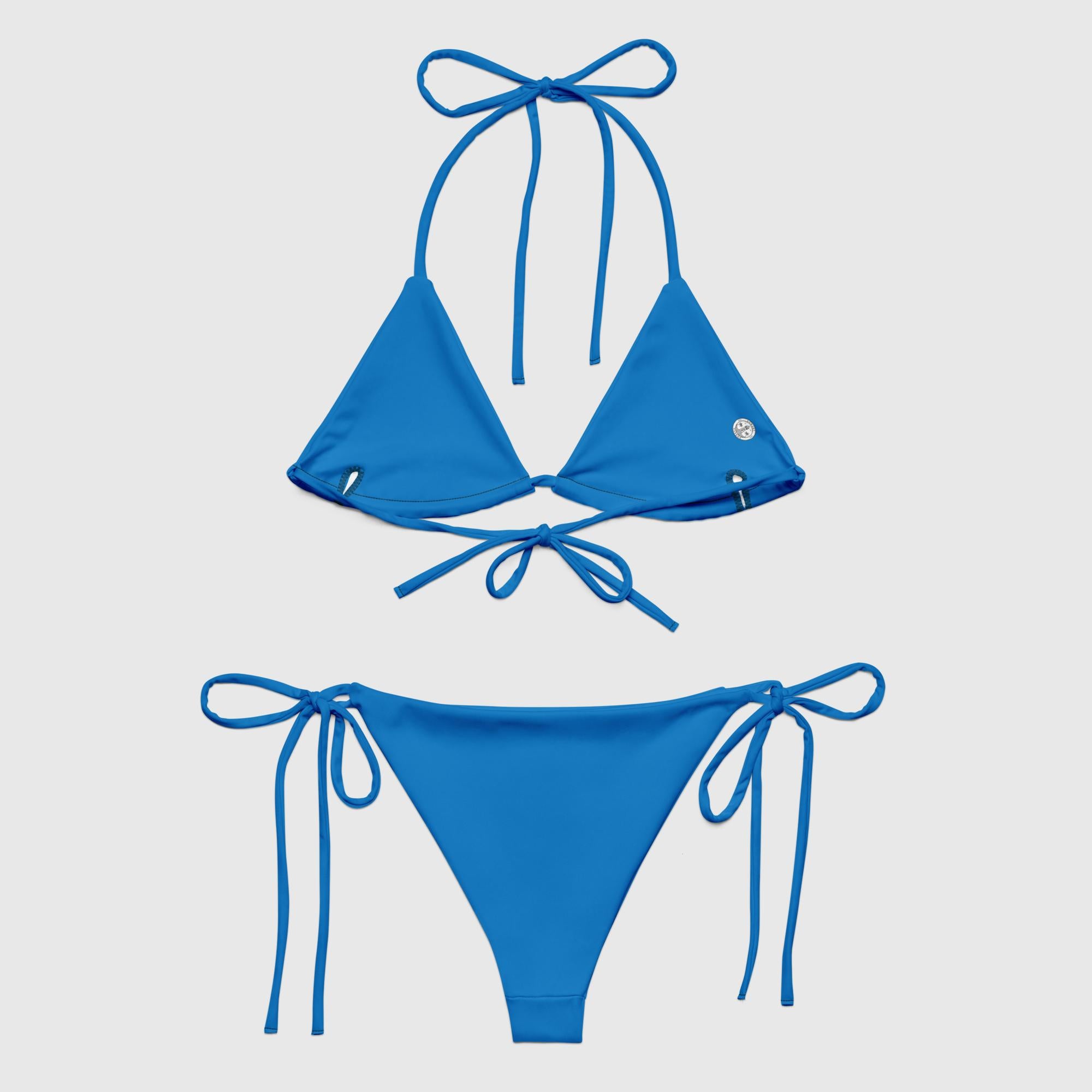 String-Bikini – Blau