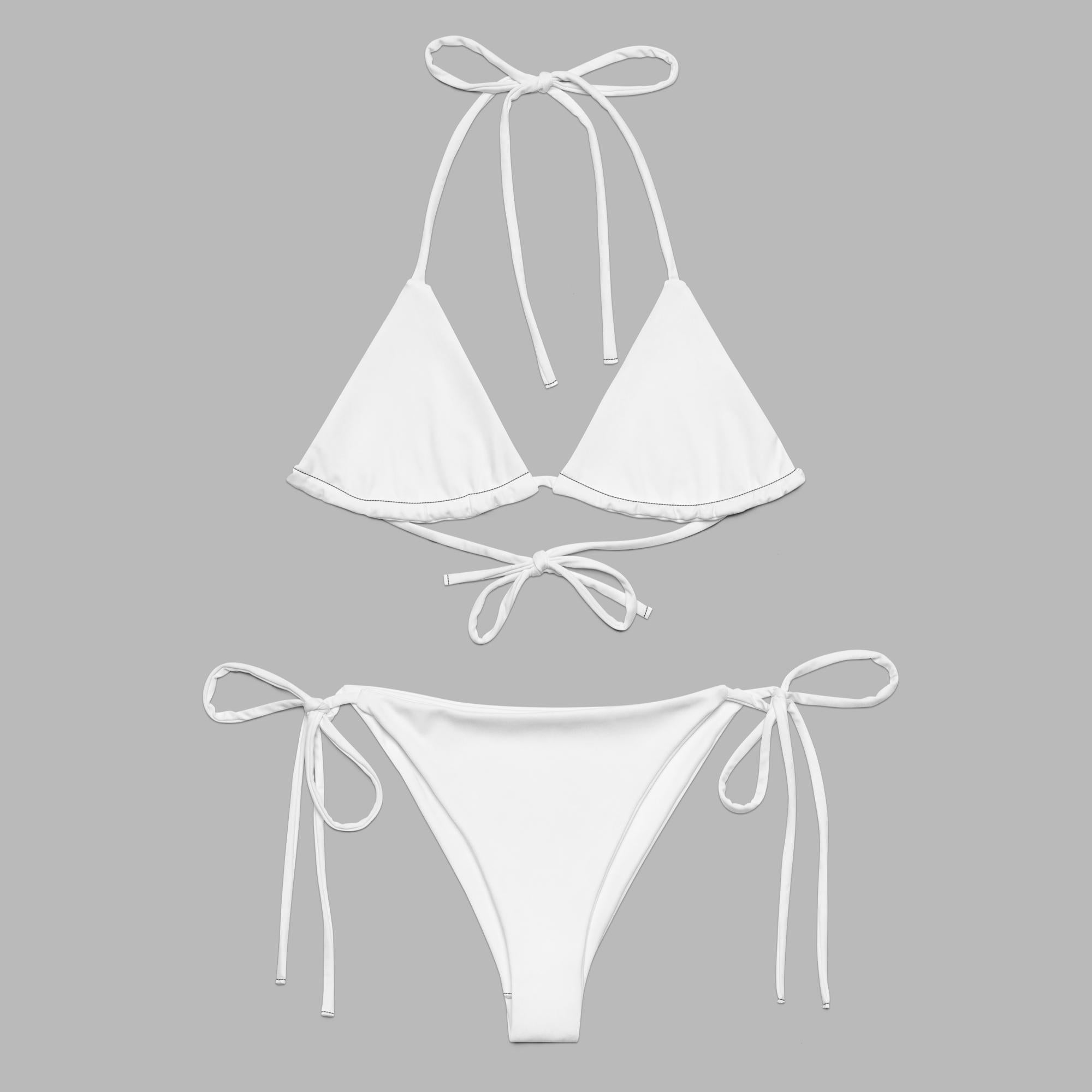 String Bikini - White