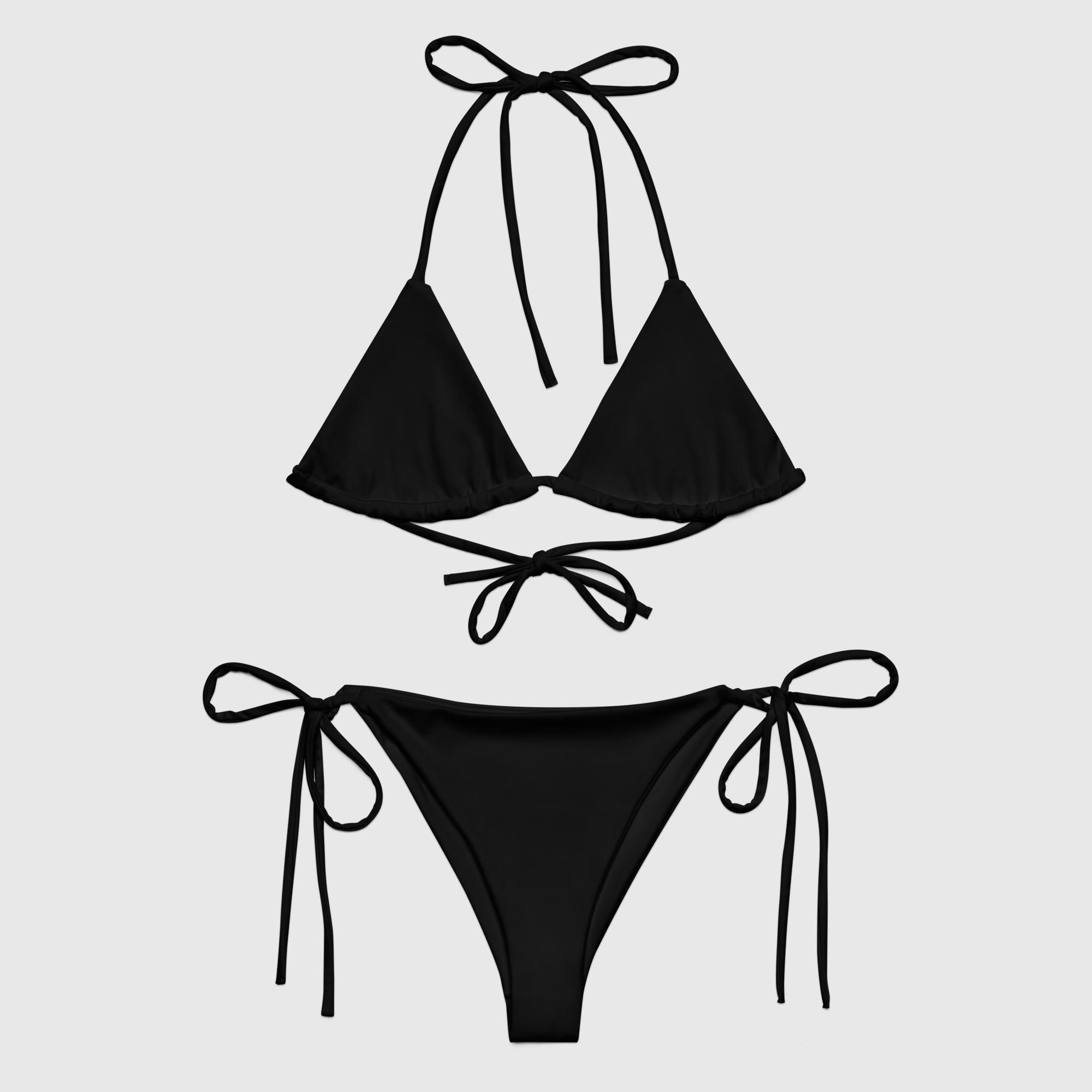 String-Bikini – Schwarz