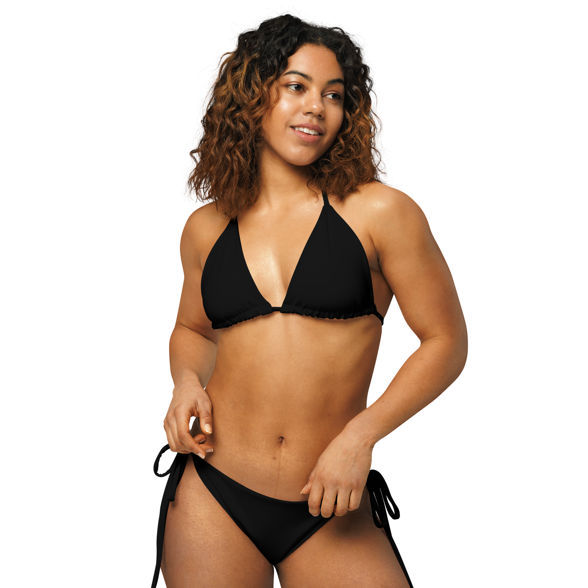 String-Bikini – Schwarz