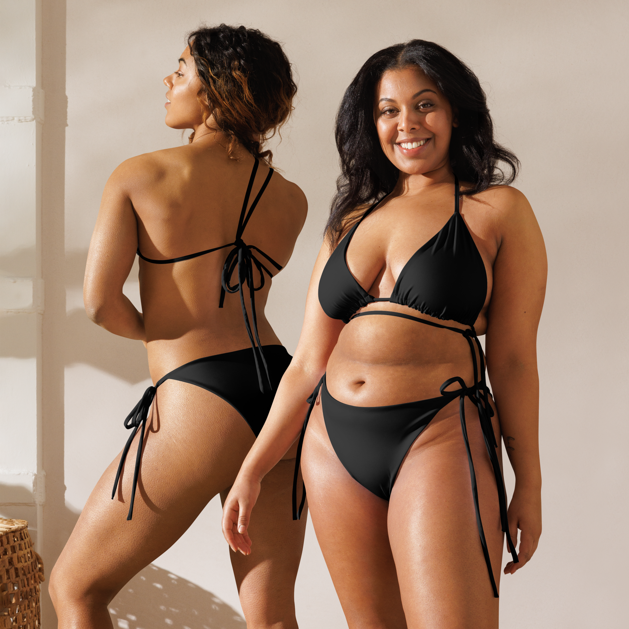 String Bikini - Harbor Black