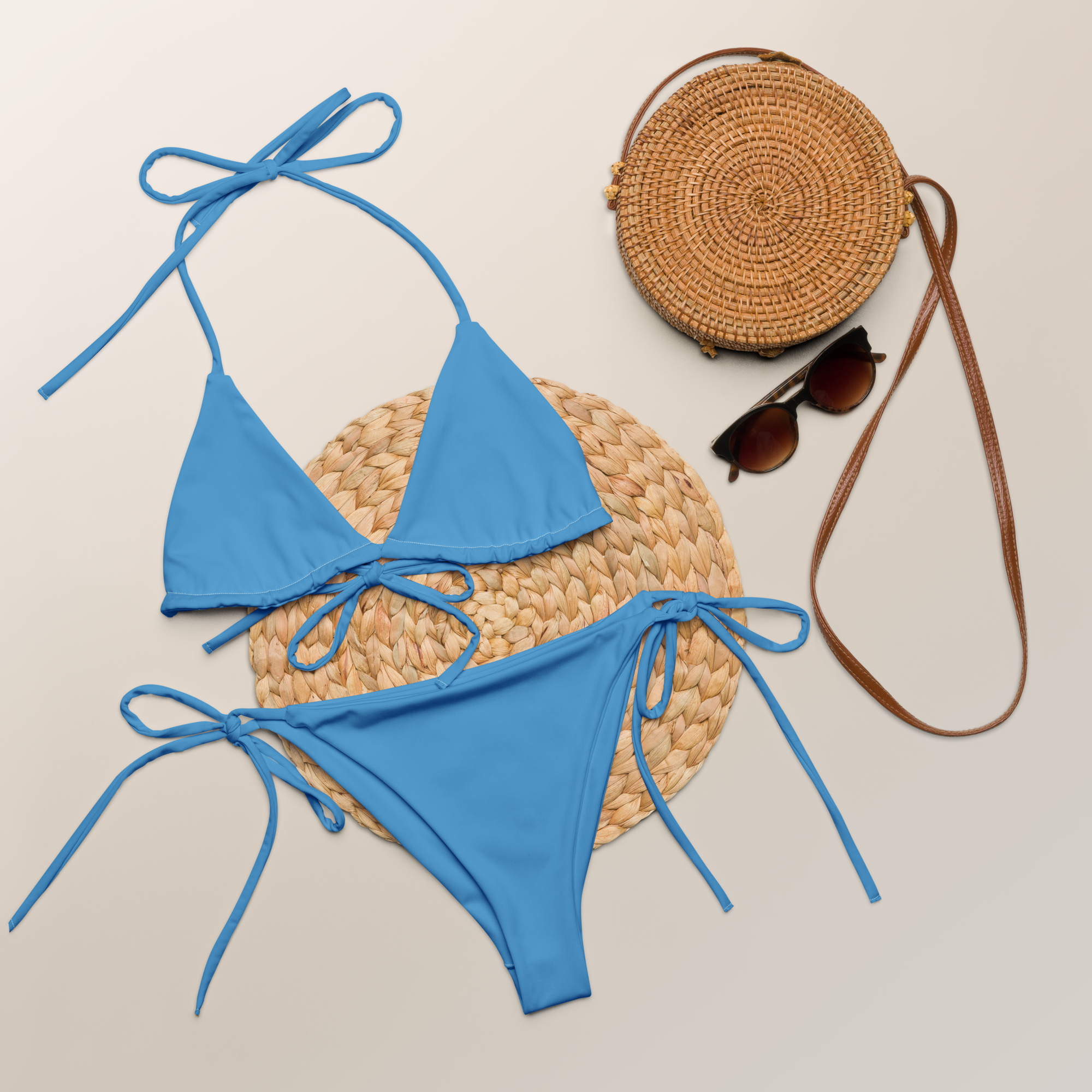 String Bikini - Ocean Blue