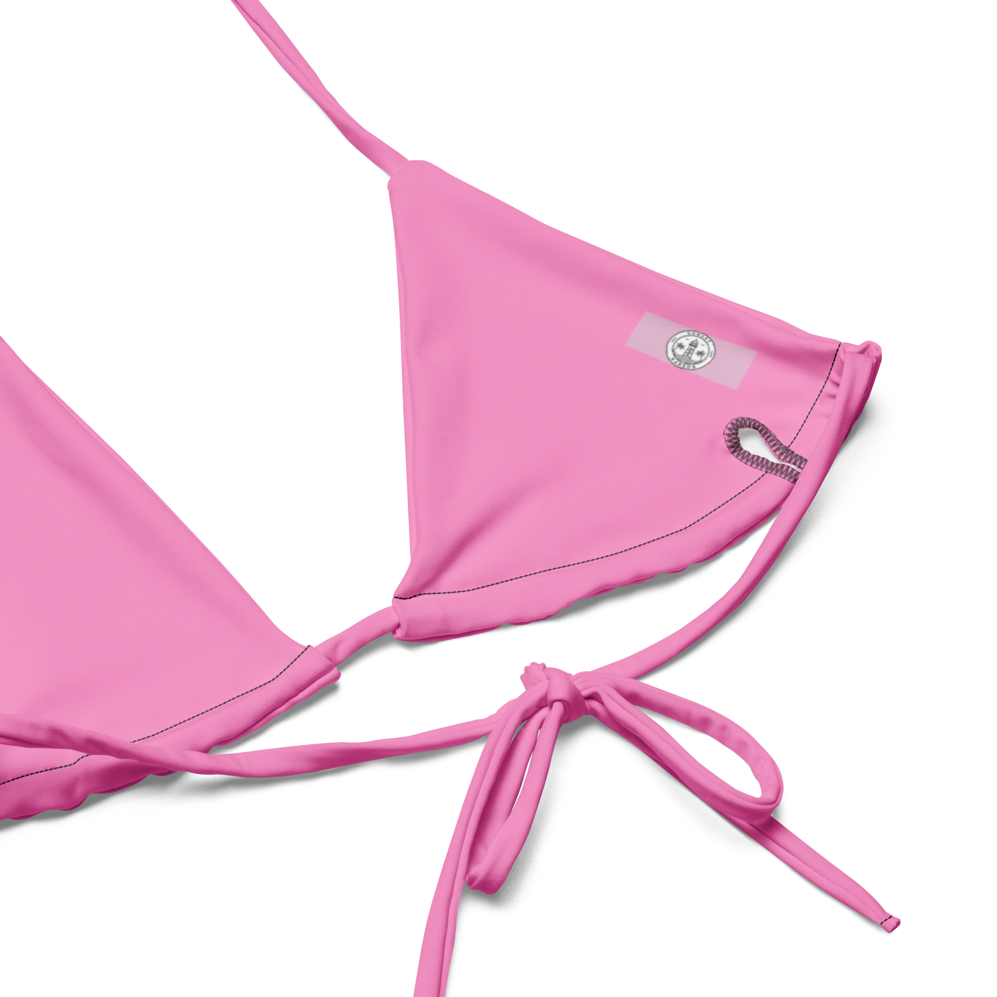 Bikini de tiras - Rosa tropical