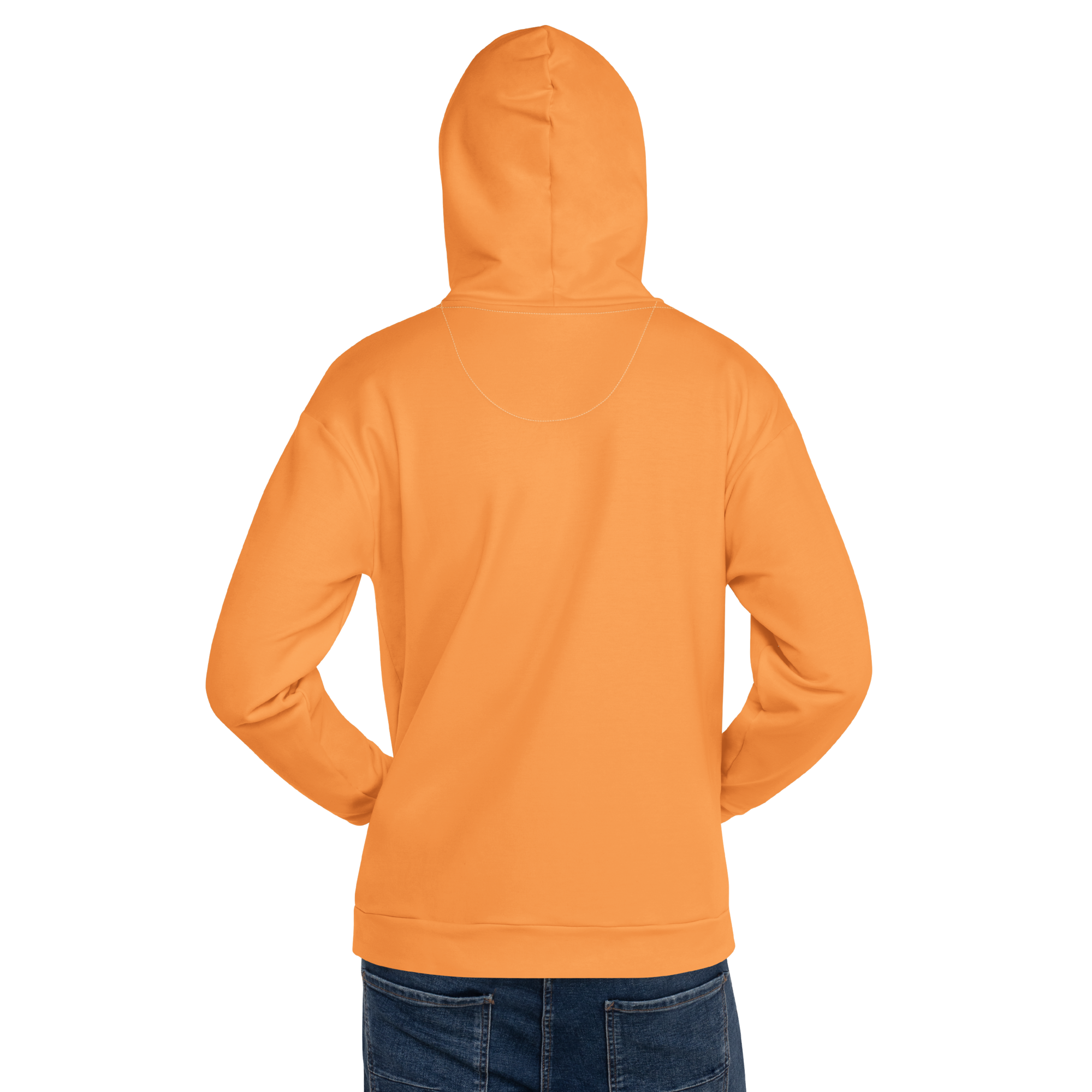 Mens Hoodie - Coastal Orange