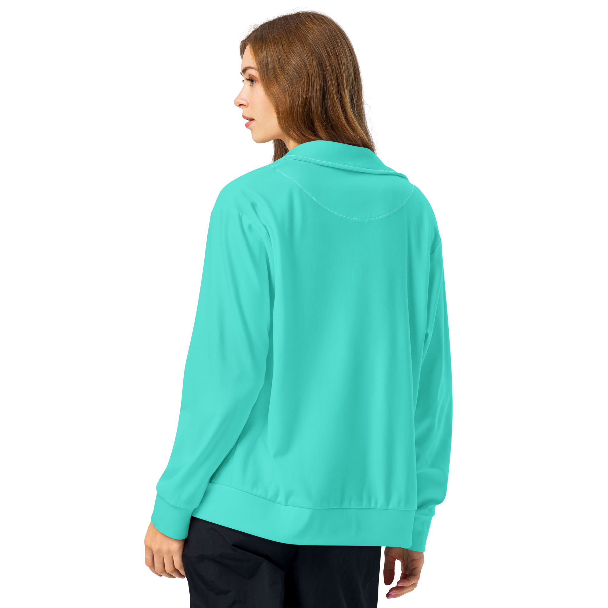 Womens track jacket - Lagoon Turquoise