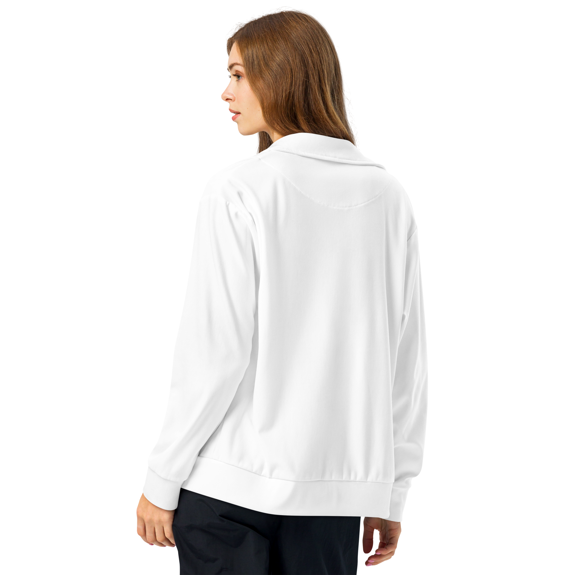 Womens track jacket - Seashell White