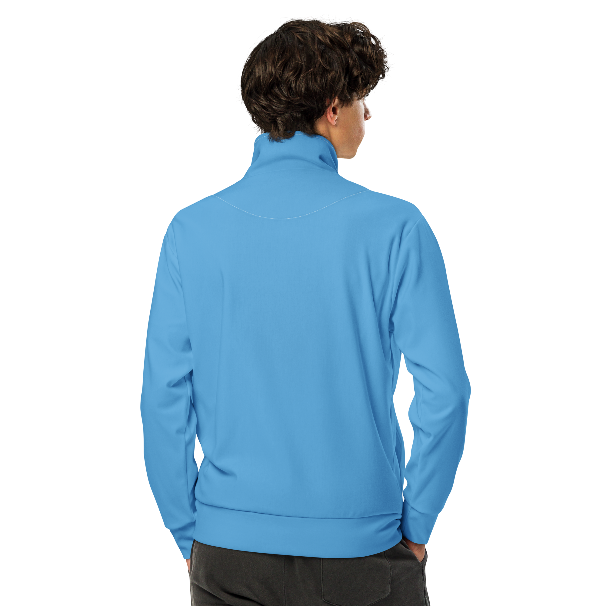 Mens track jacket - Ocean Blue