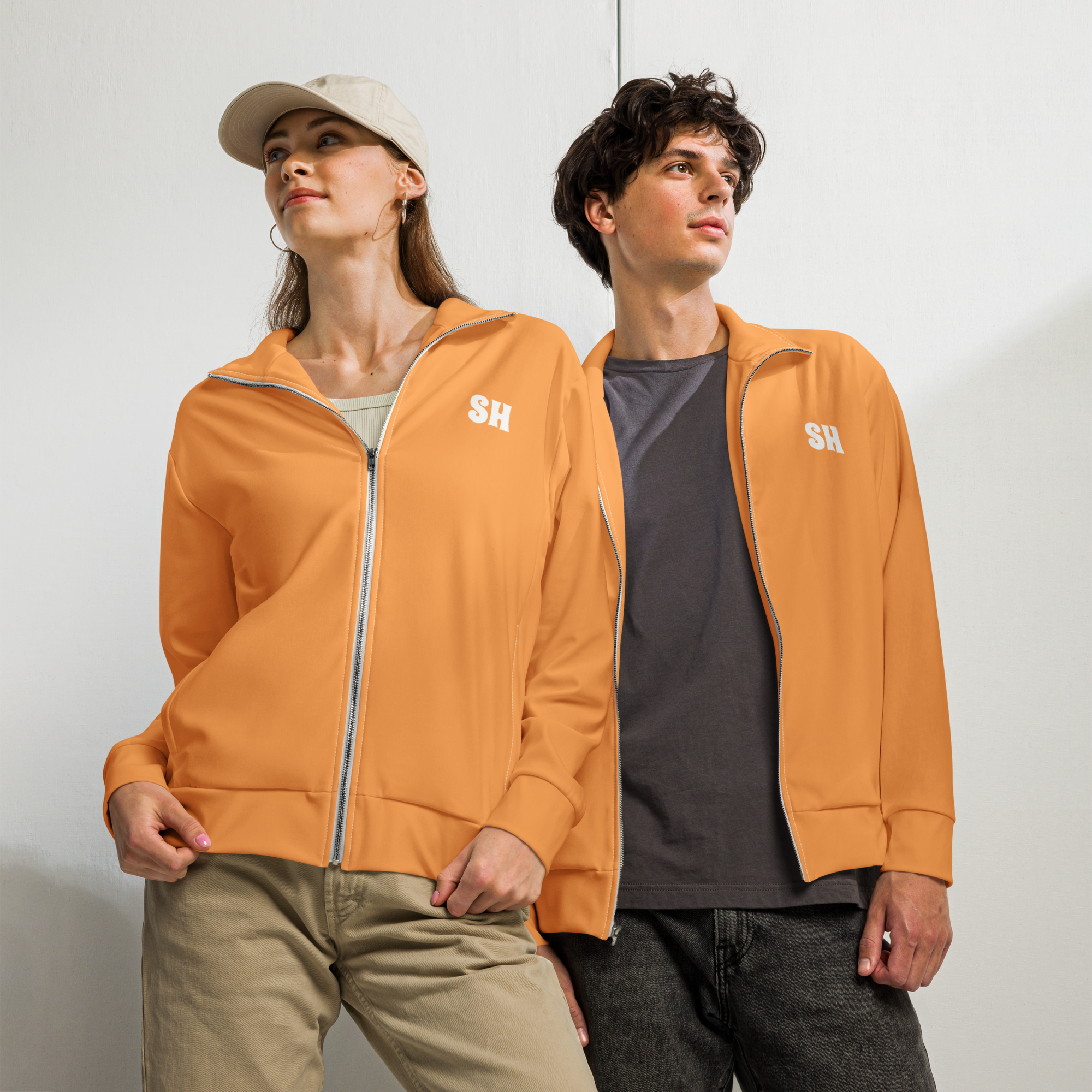 Womens track jacket - Coastal Orange