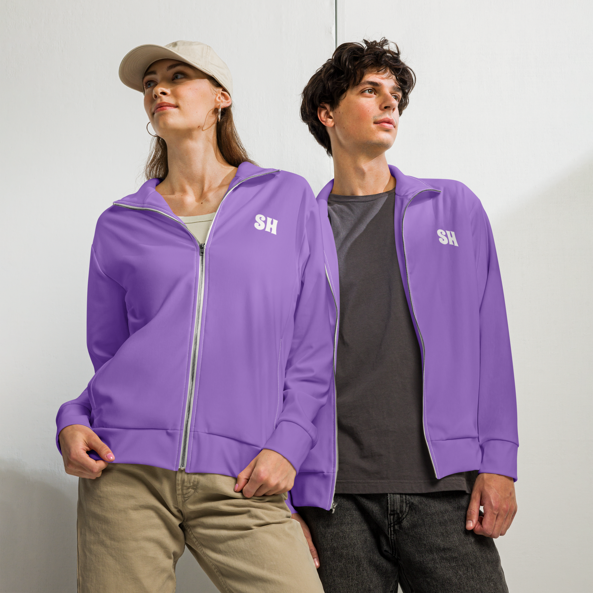 Womens track jacket - Coastal Purple