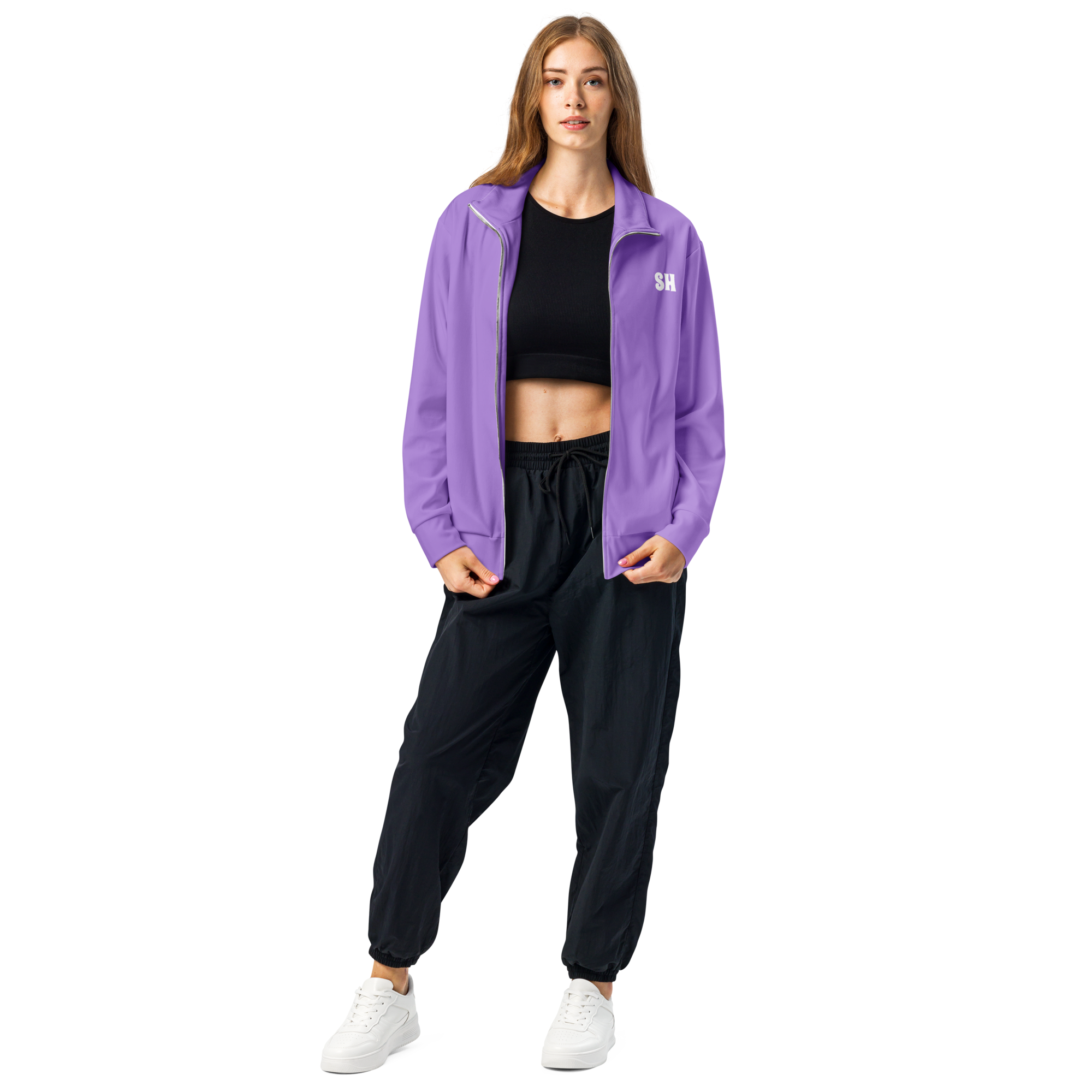 Womens track jacket - Coastal Purple