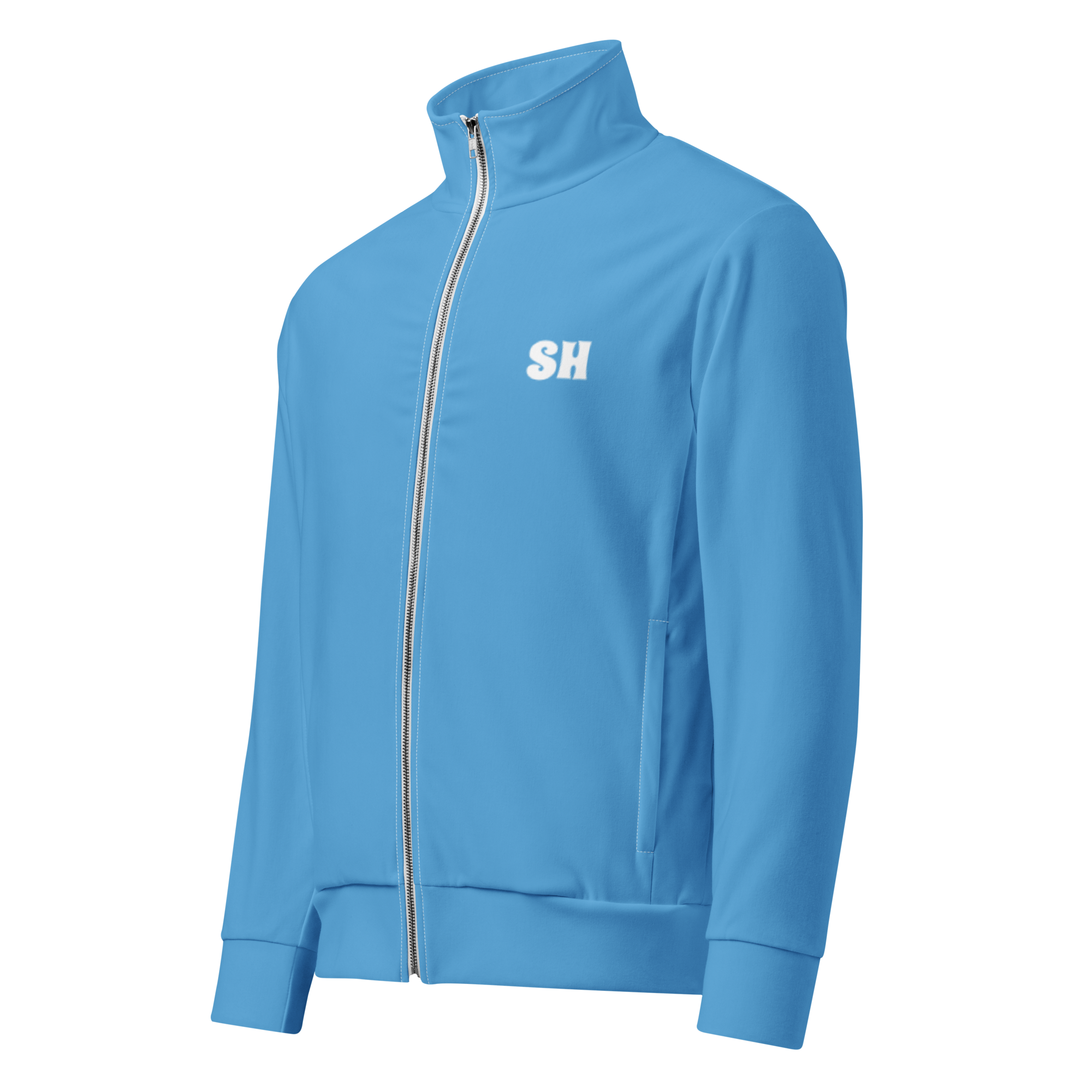 Mens track jacket - Ocean Blue