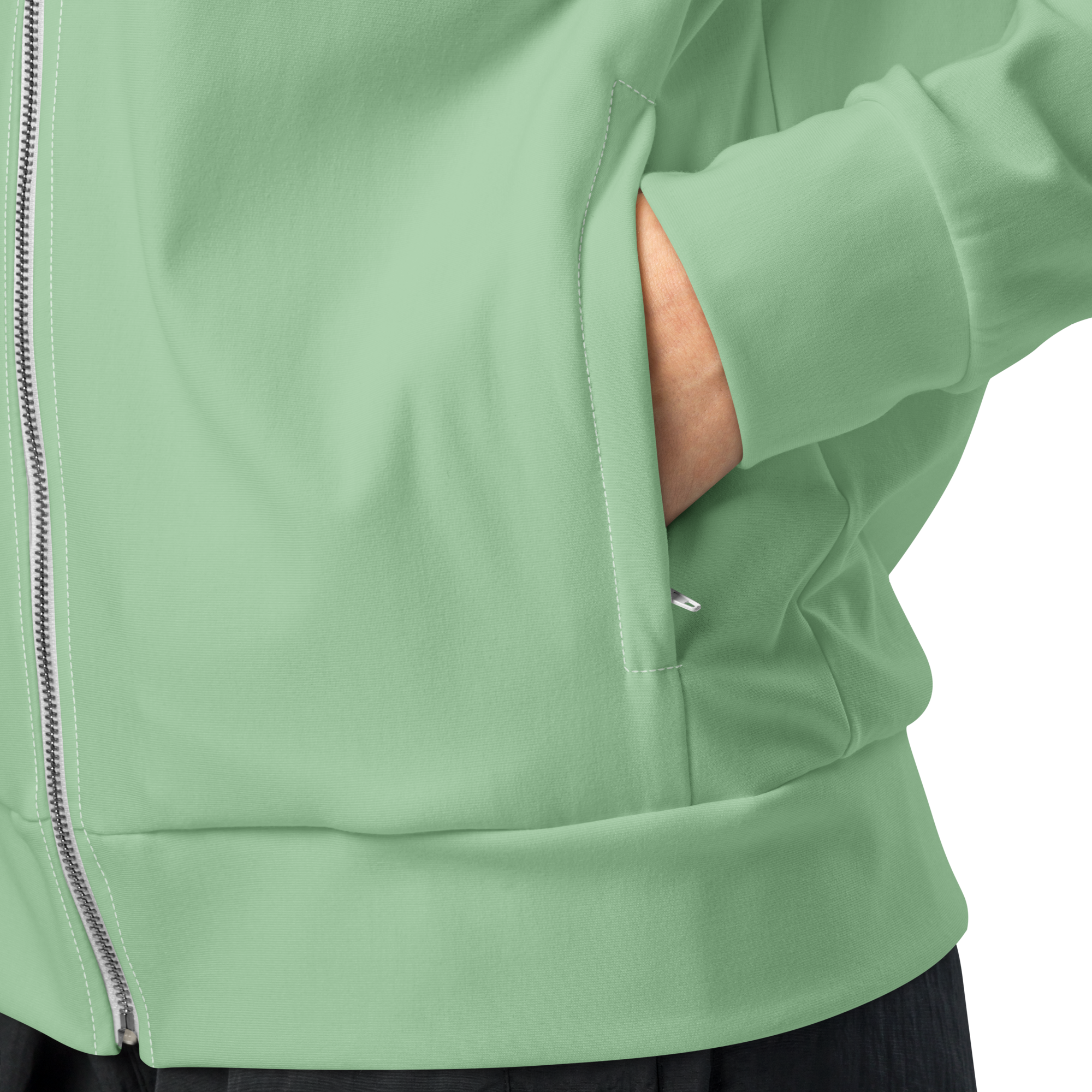 Womens track jacket - Palm Green