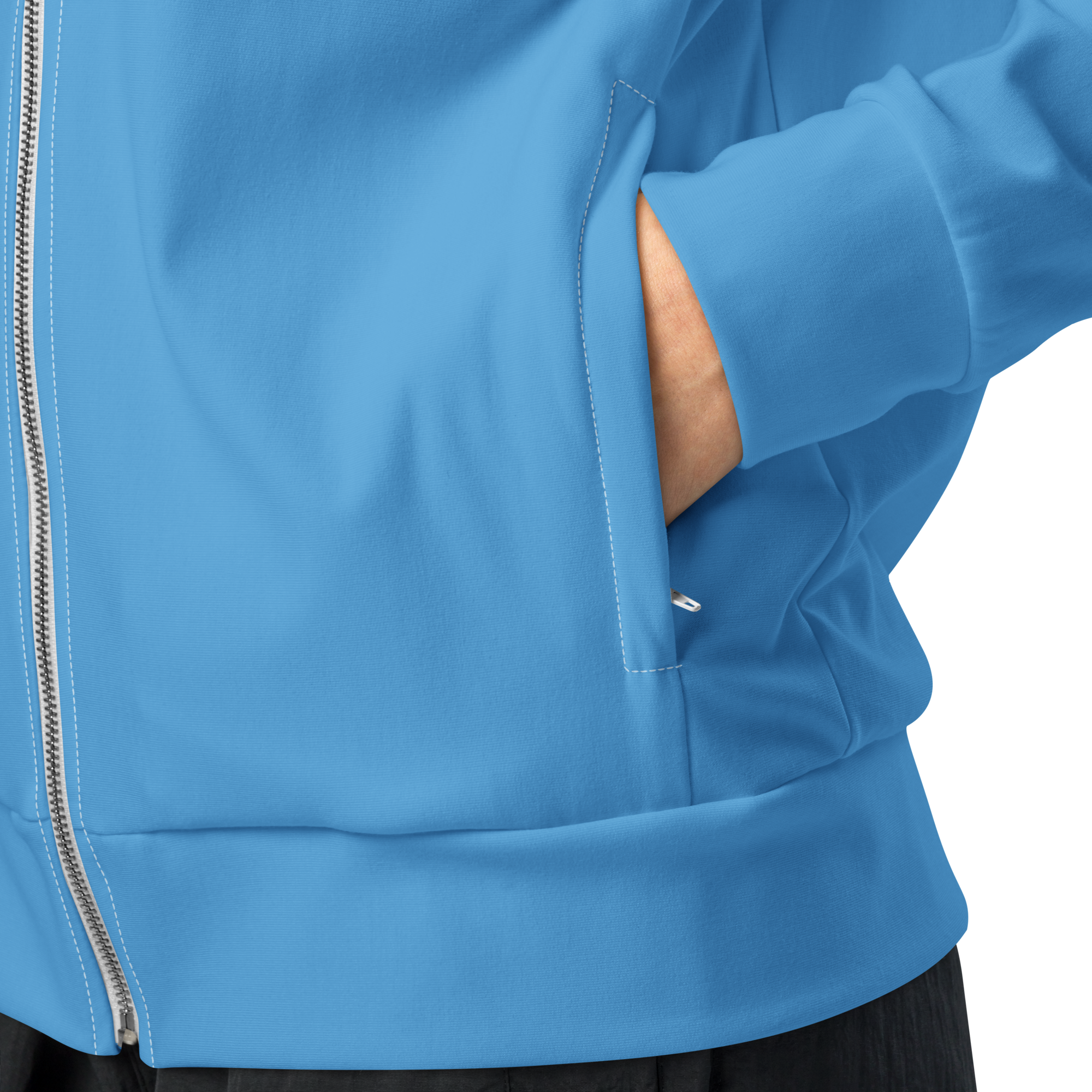 Mens track jacket - Ocean Blue