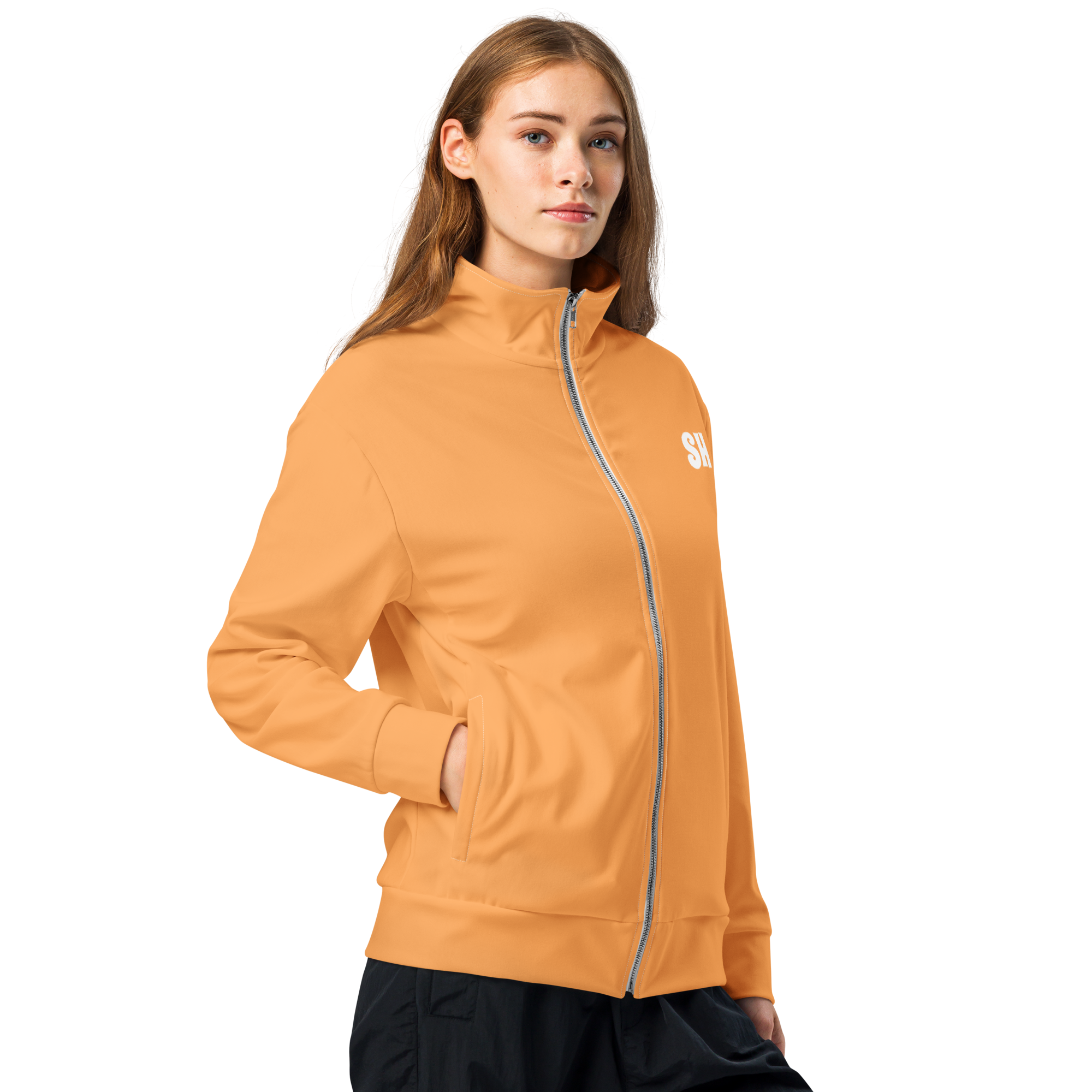 Womens track jacket - Coastal Orange