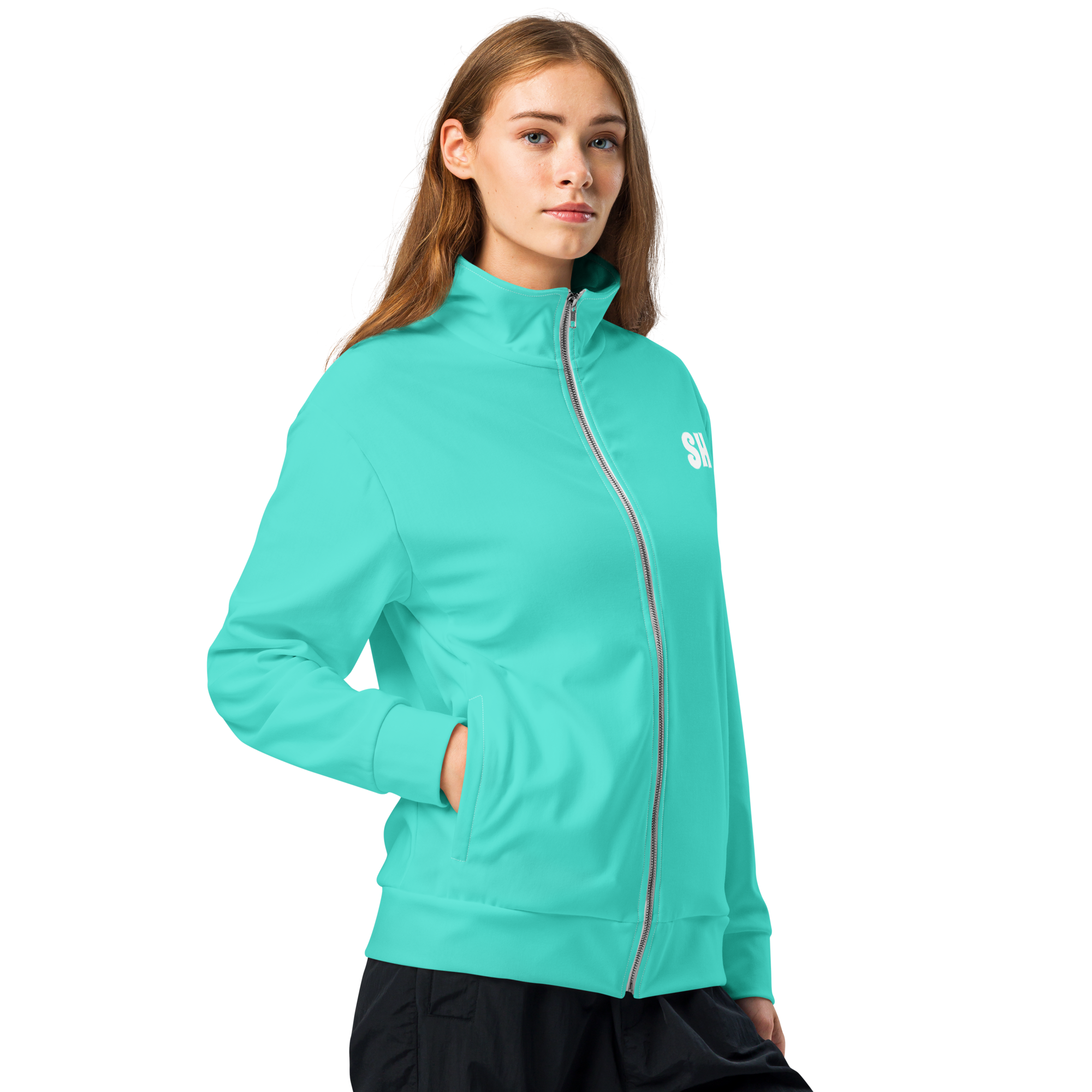 Womens track jacket - Lagoon Turquoise