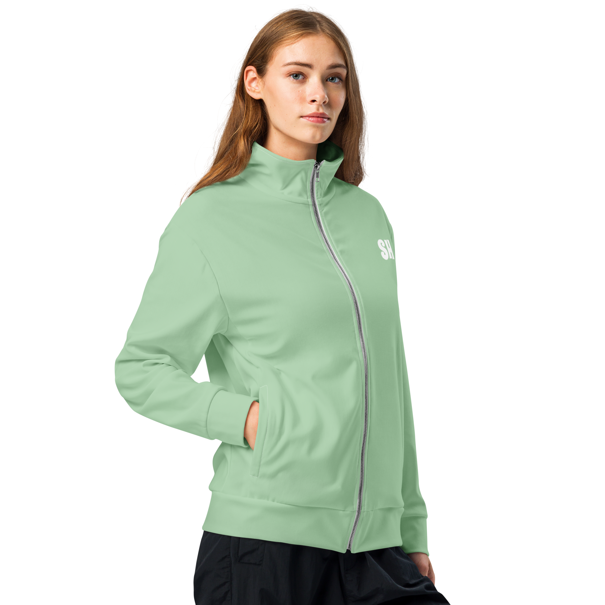 Womens track jacket - Palm Green