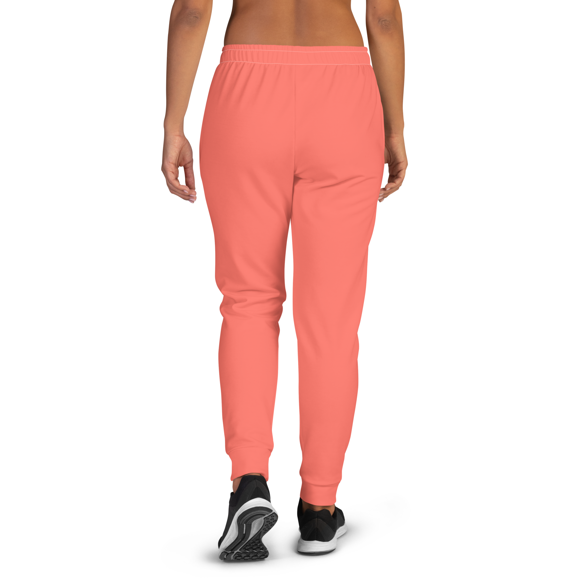 Women's Joggers - Coral Red