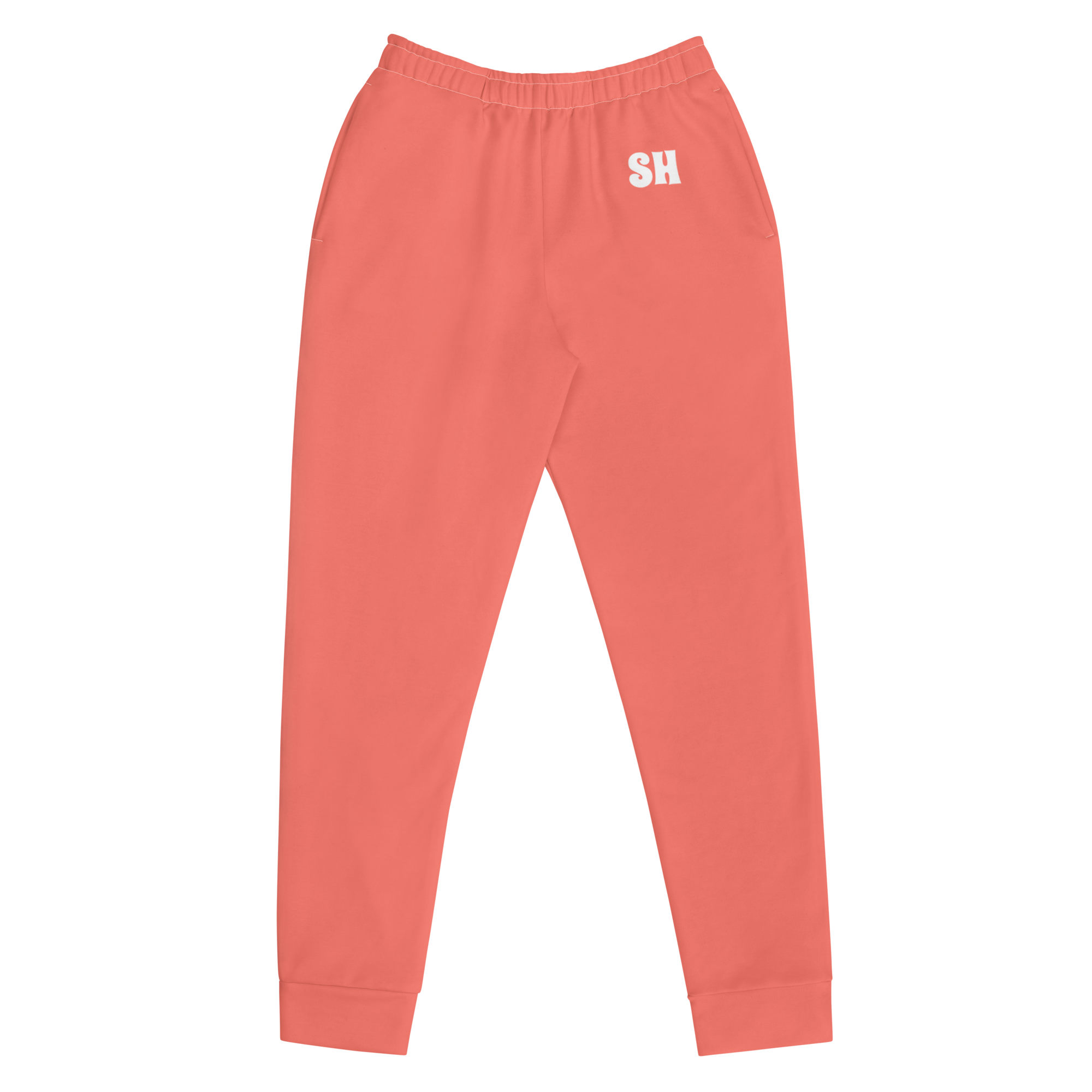 Women's Joggers - Coral Red