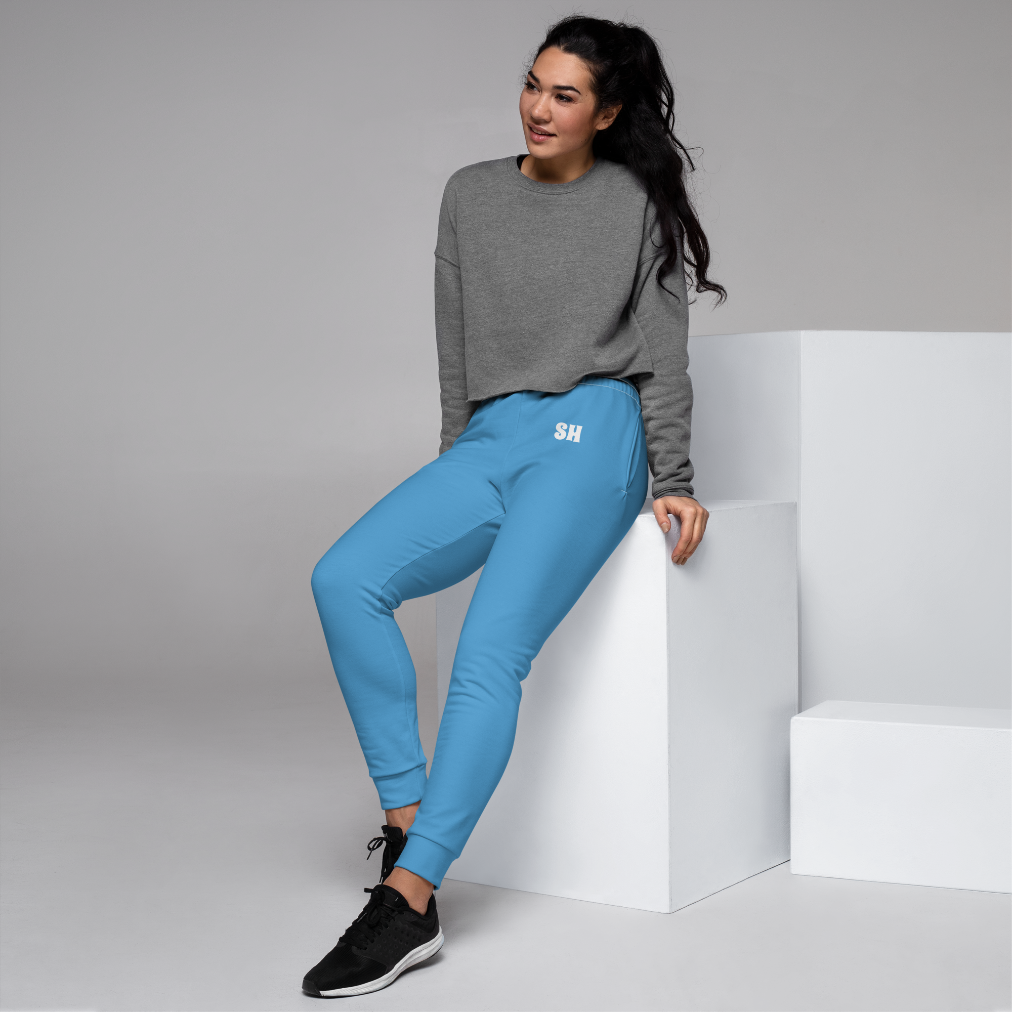 Women's Joggers - Ocean Blue