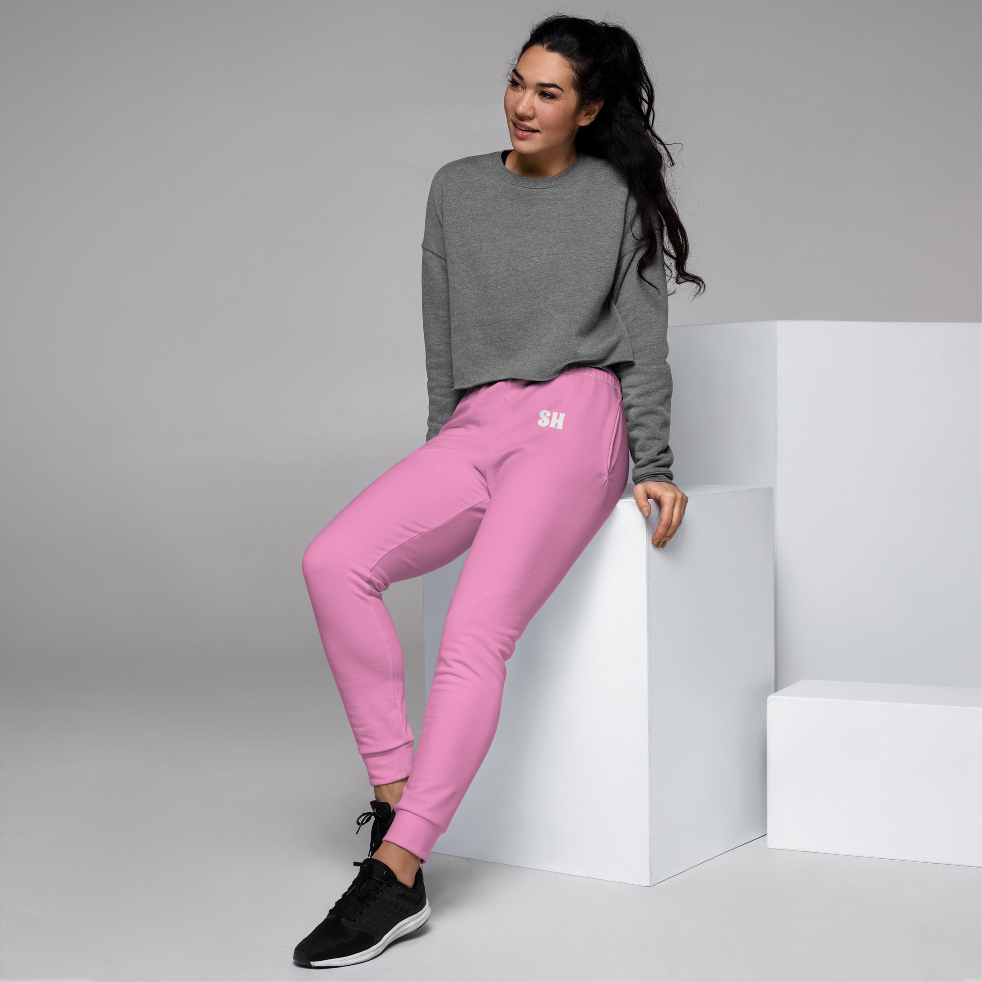 Women's Joggers - Tropical Pink