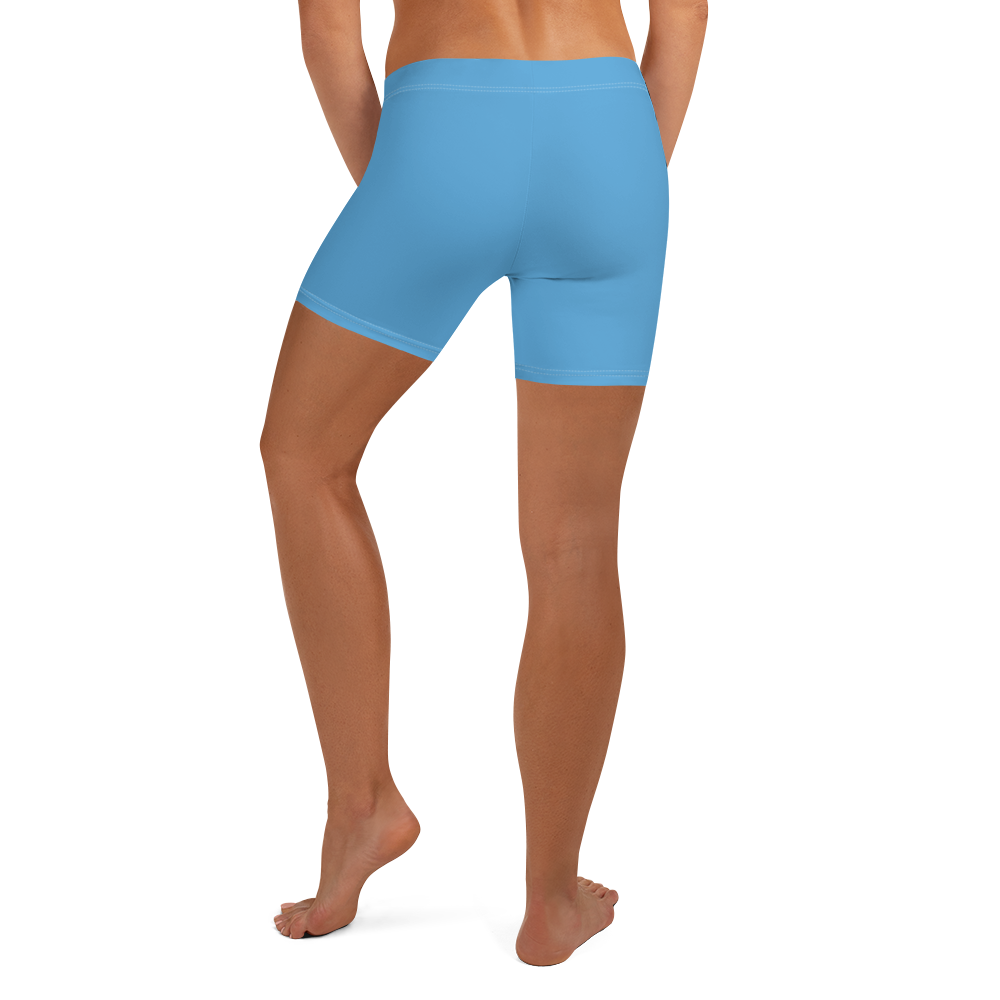 Women's Active Shorts - Ocean Blue