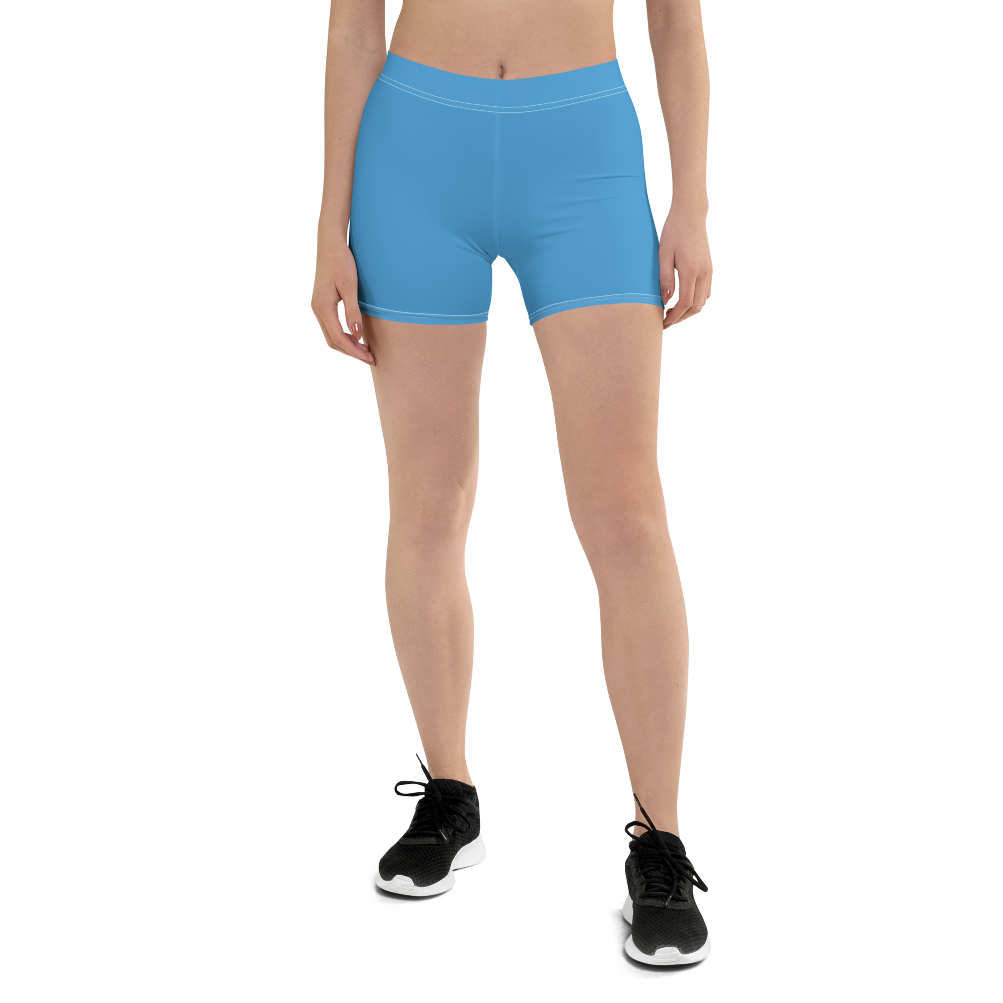 Women's Active Shorts - Ocean Blue