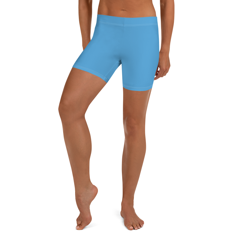 Women's Active Shorts - Ocean Blue