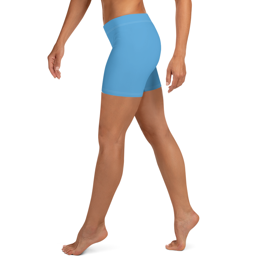 Women's Active Shorts - Ocean Blue