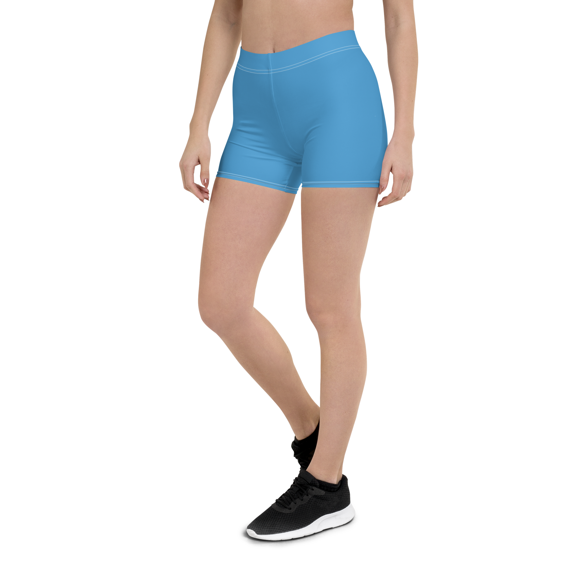 Women's Active Shorts - Ocean Blue