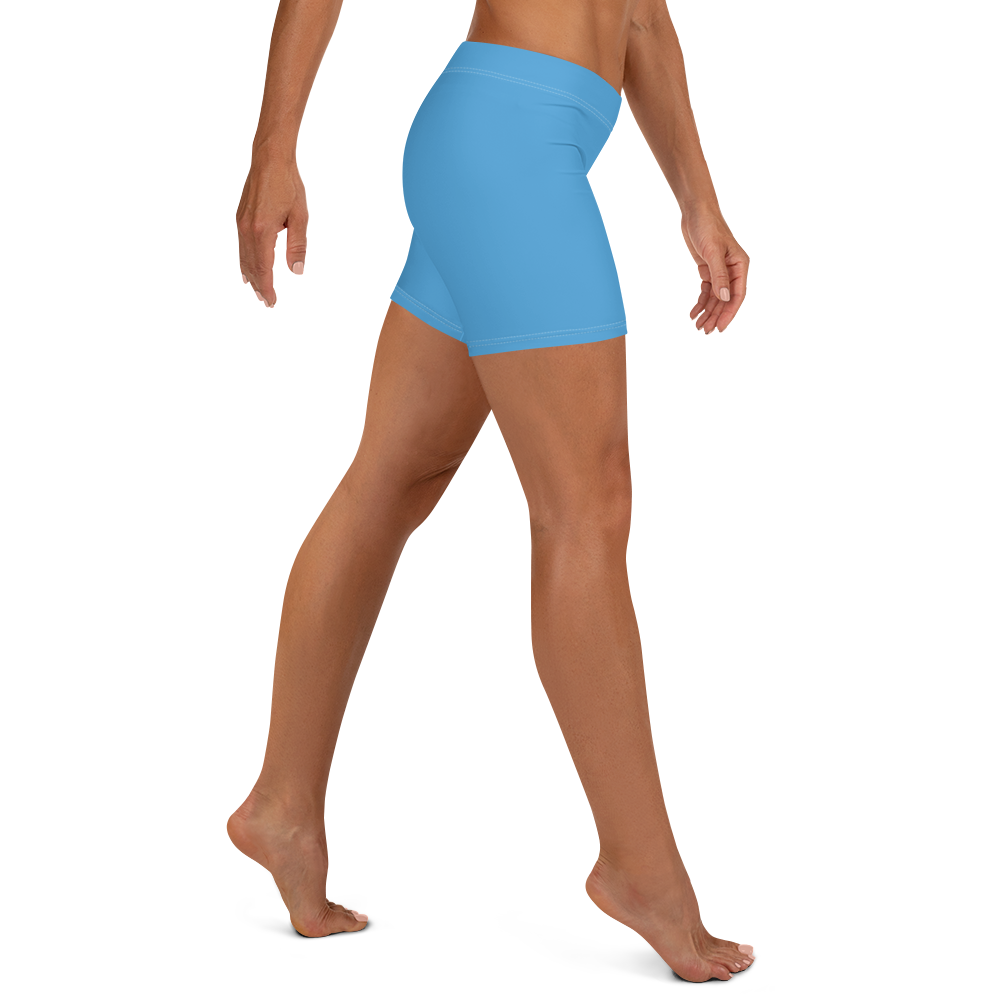 Women's Active Shorts - Ocean Blue