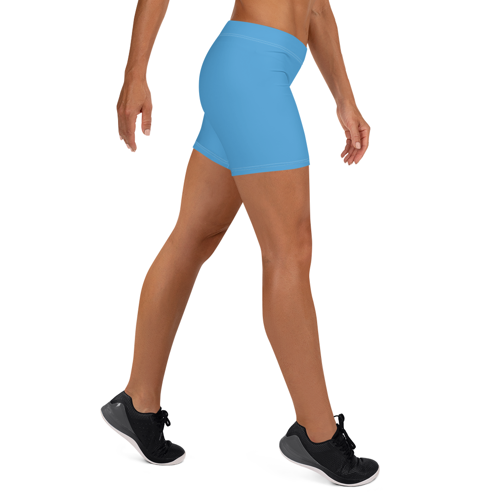 Women's Active Shorts - Ocean Blue