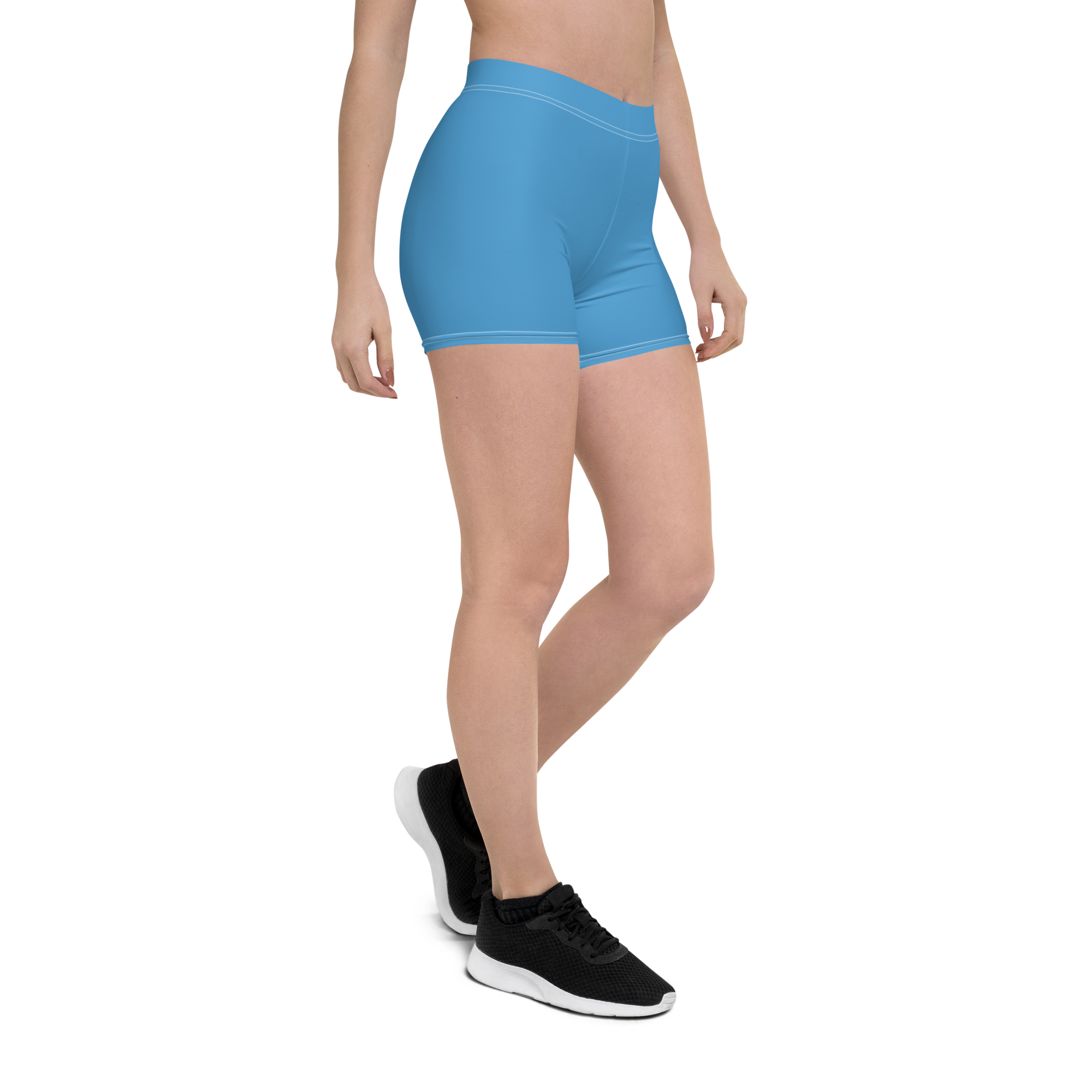 Women's Active Shorts - Ocean Blue