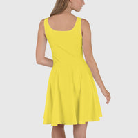 Skater Dress - Yellow - Sunset Harbor Clothing