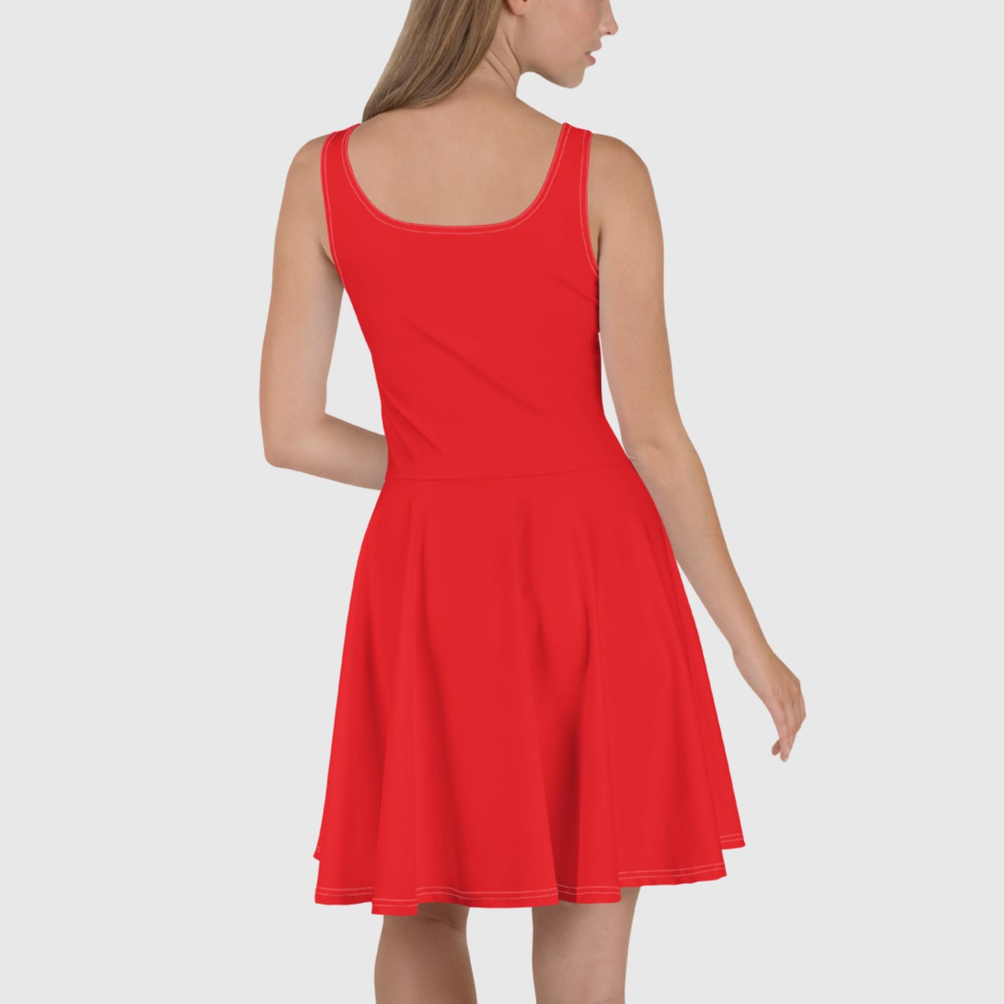 Skater Dress - Red