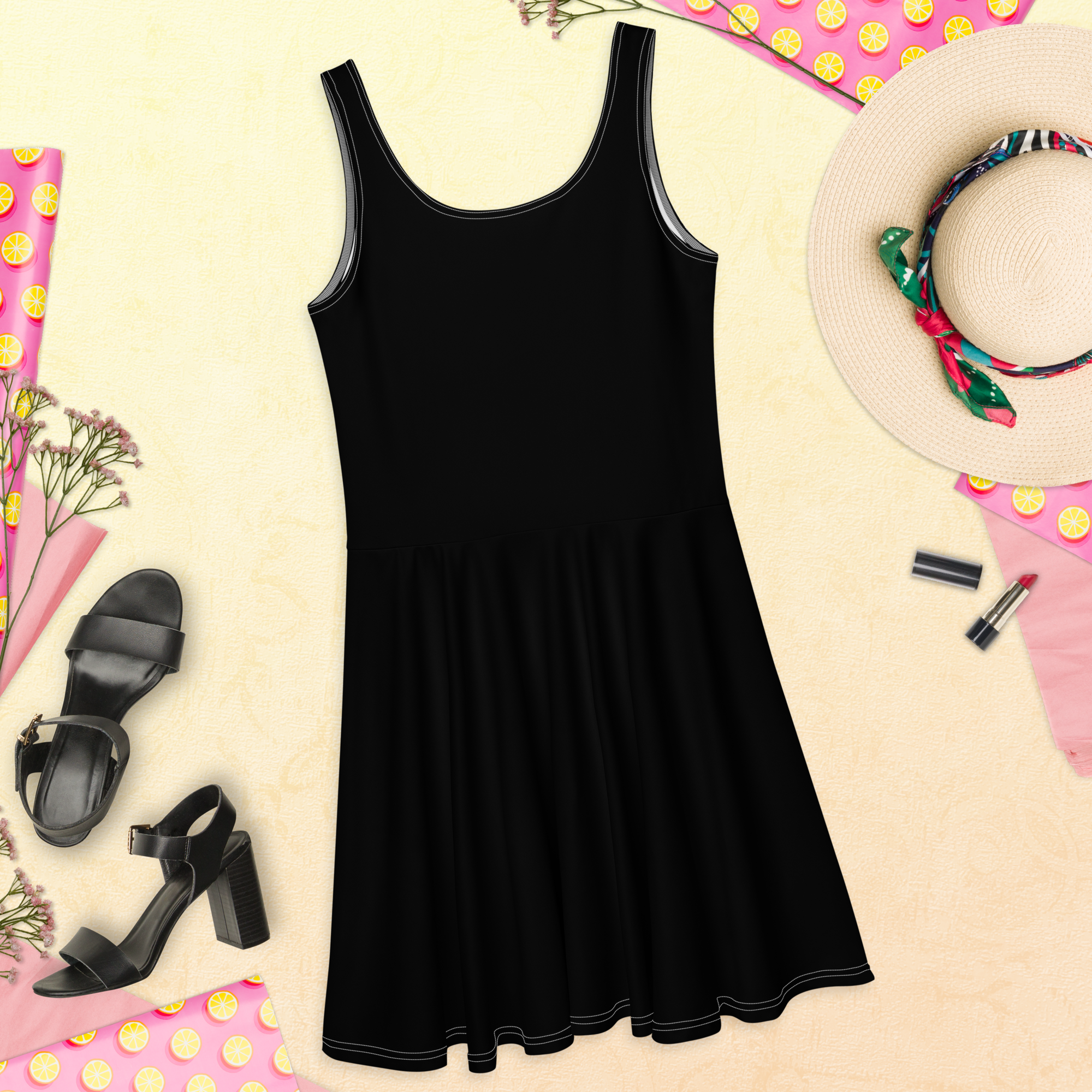 Skater Dress - Harbor Black