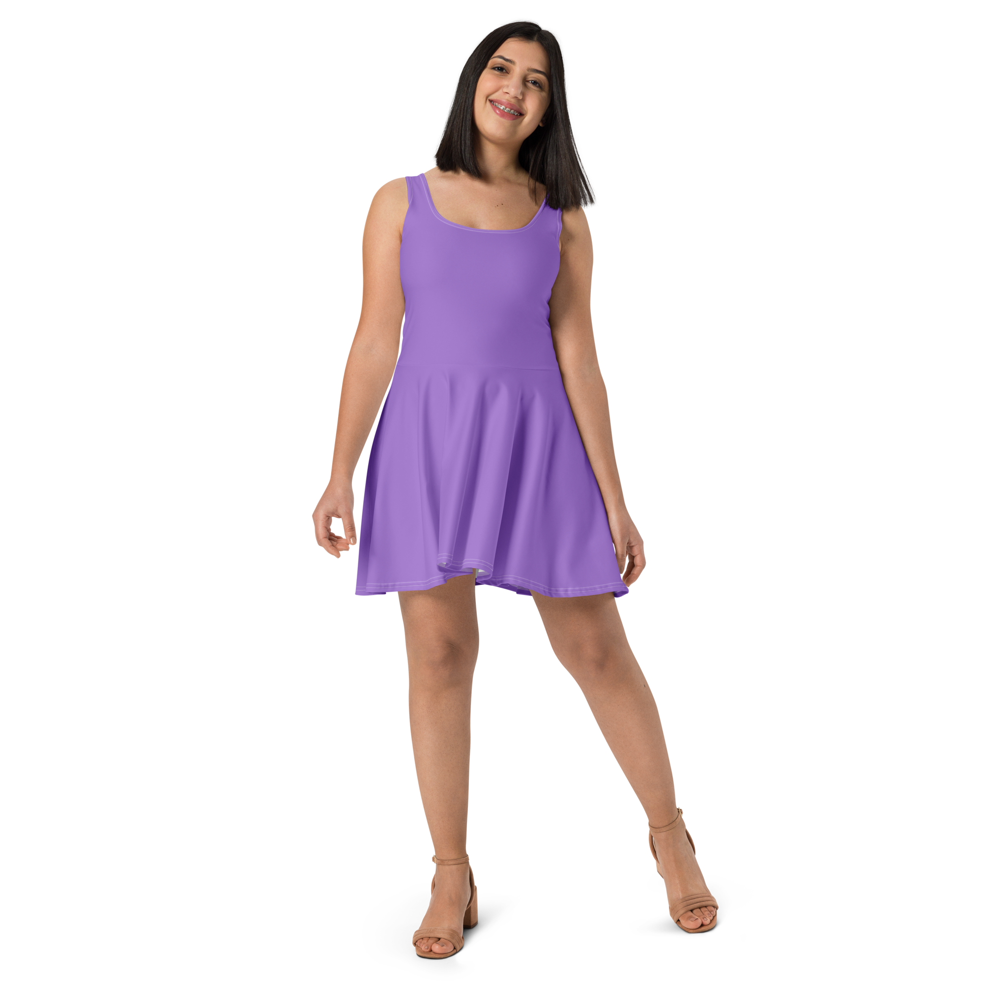 Skater Dress - Coastal Purple