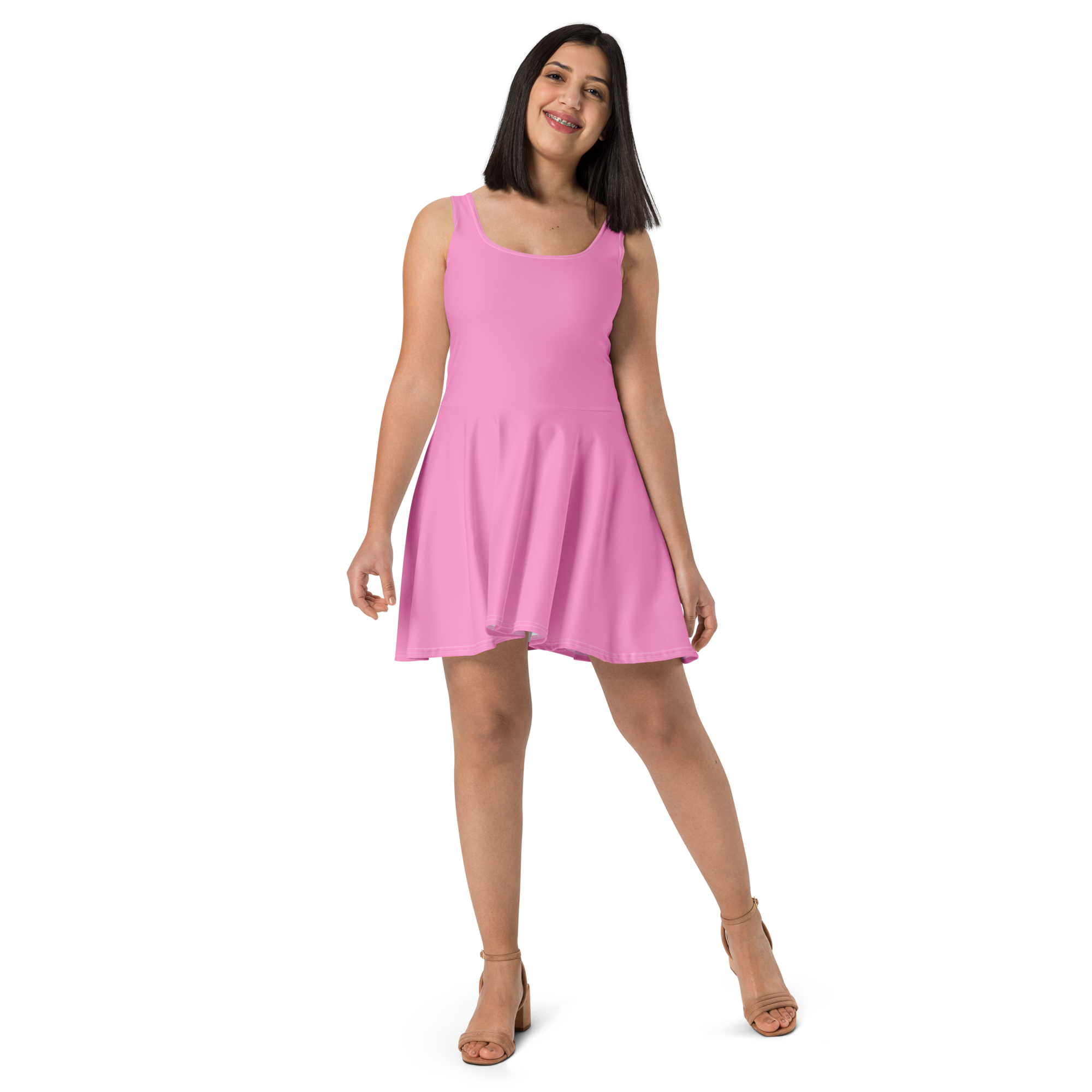 Skater Dress - Tropical Pink