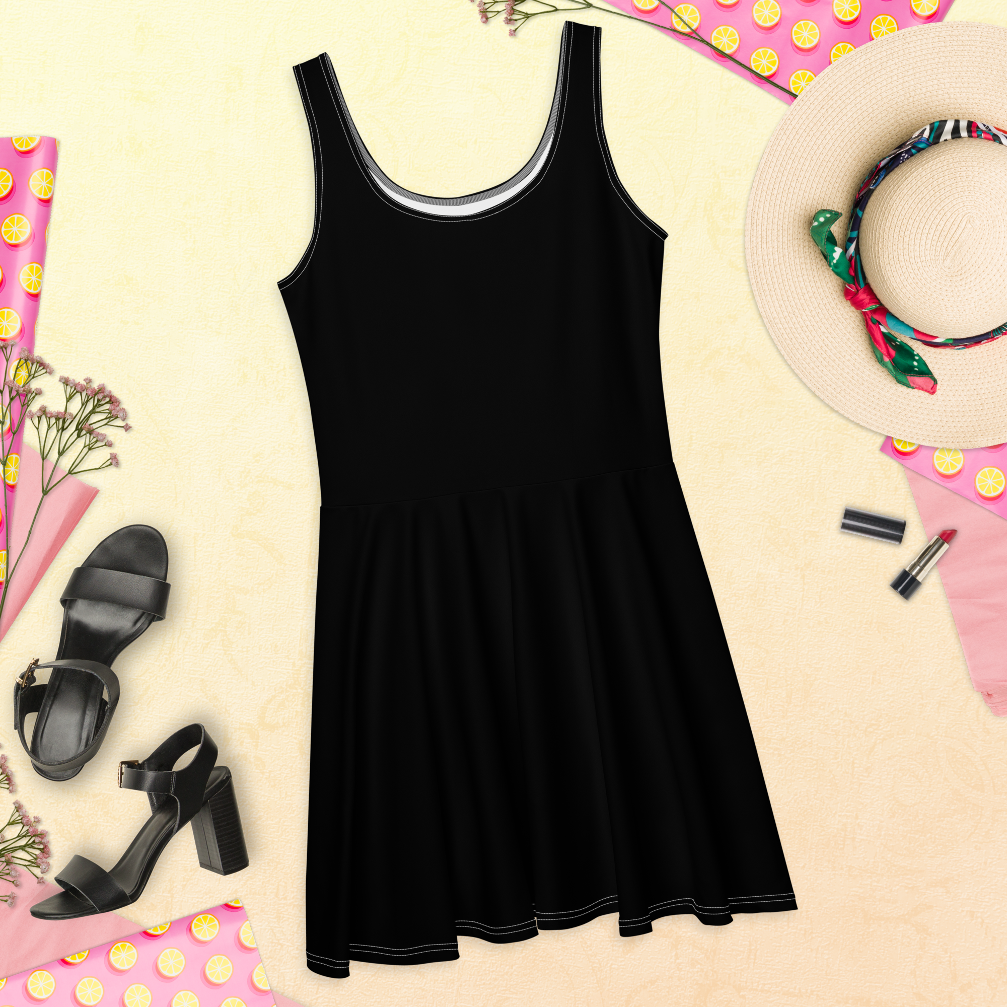 Skater Dress - Harbor Black