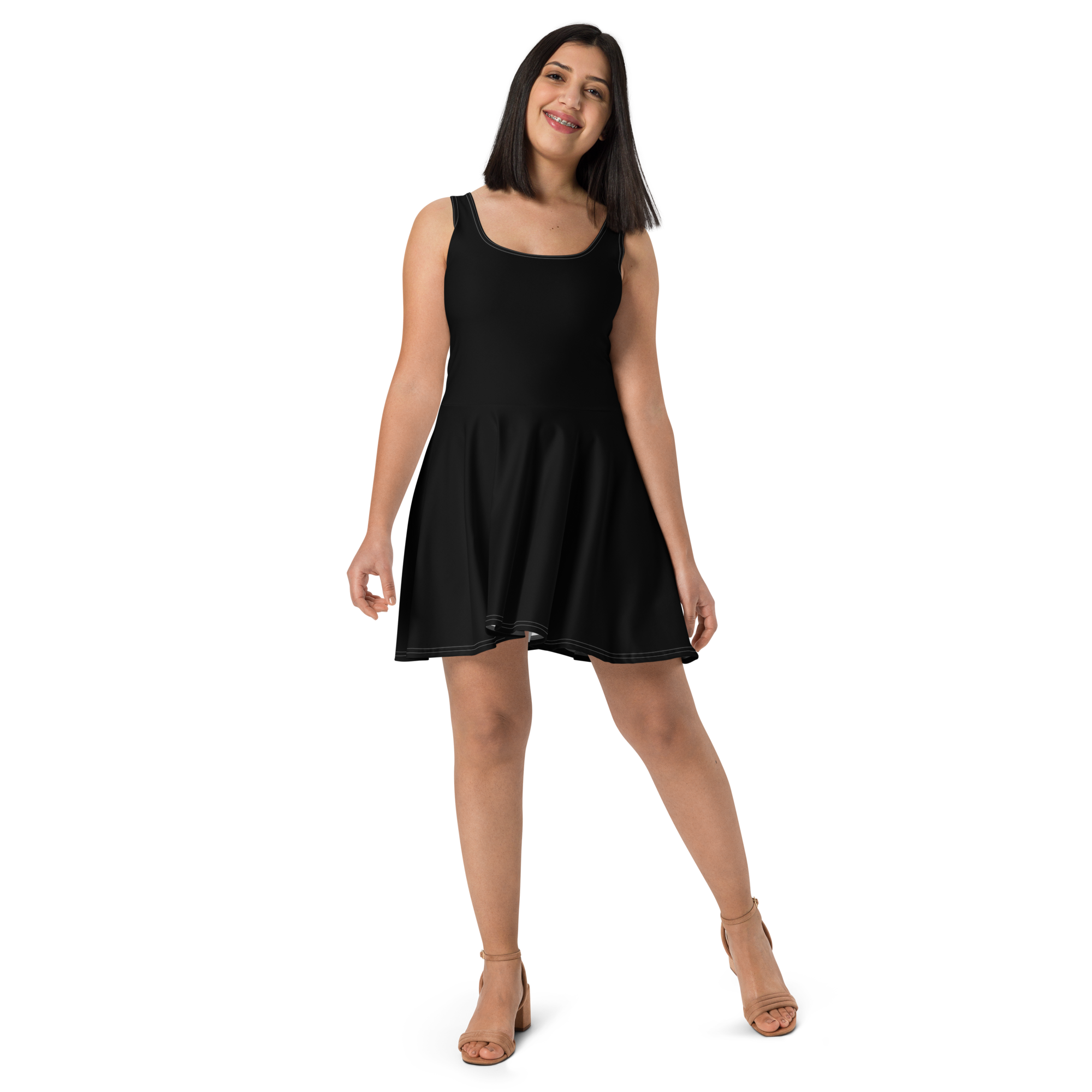 Vestido skater - Harbor Black