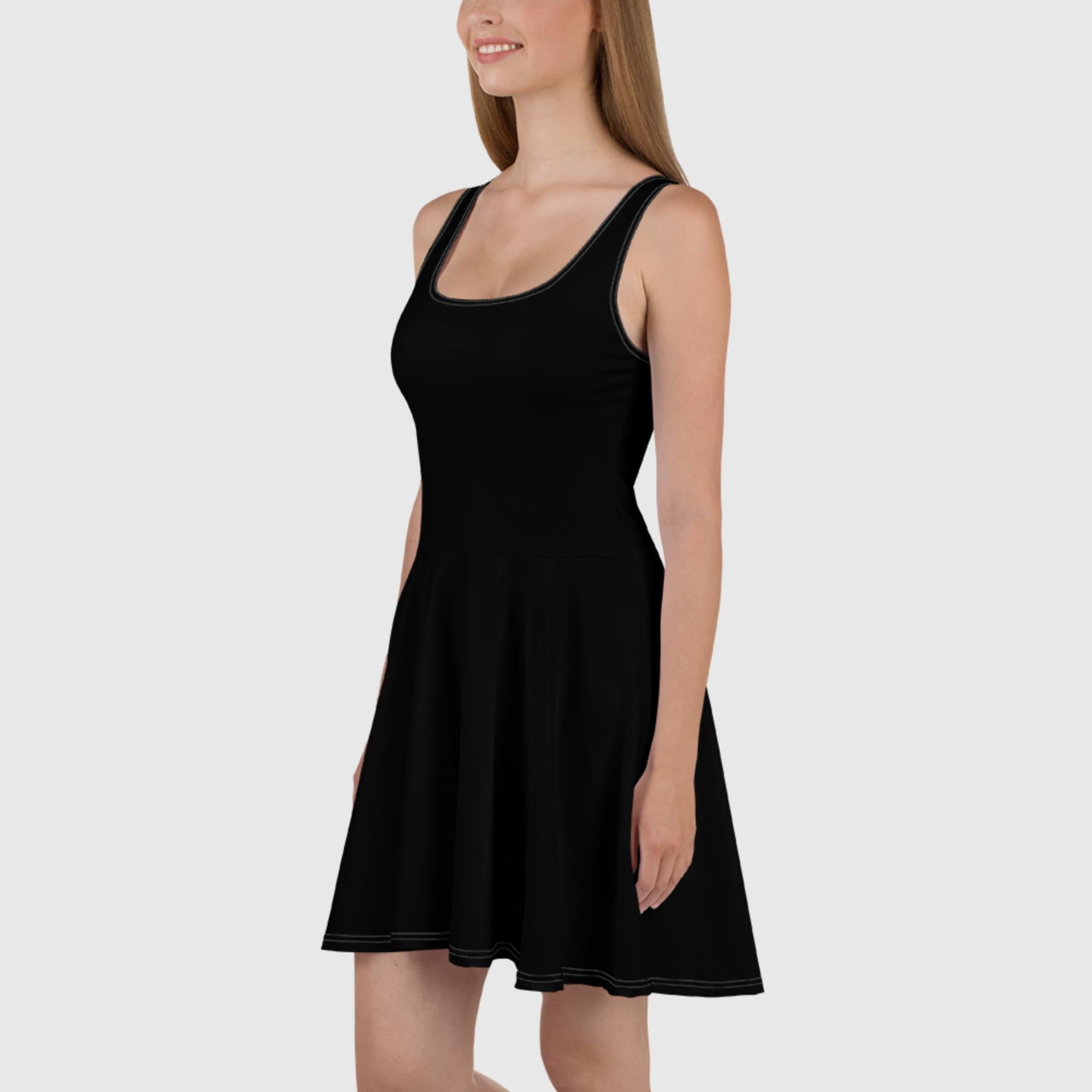 Vestido skater - Negro