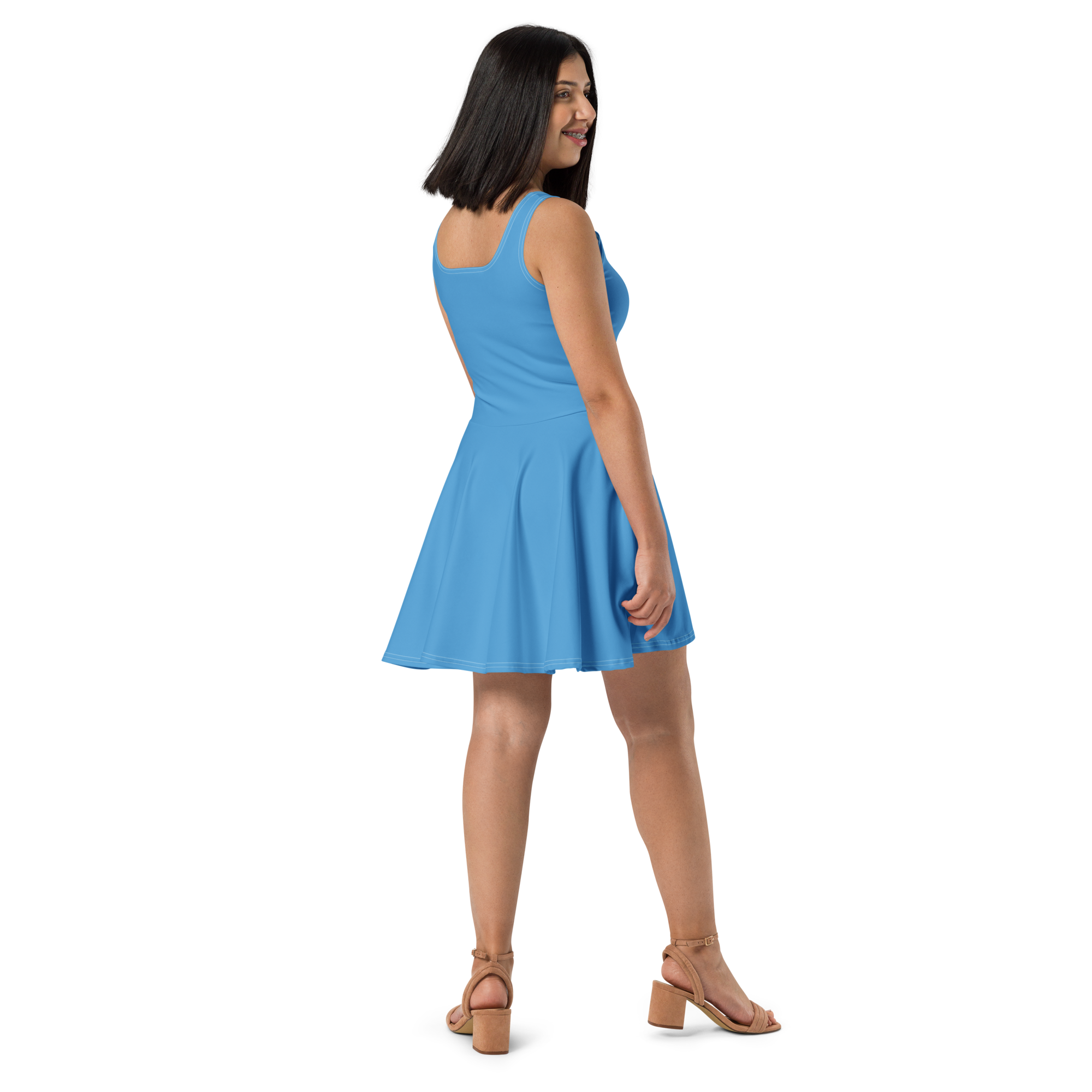 Skater Dress - Ocean Blue