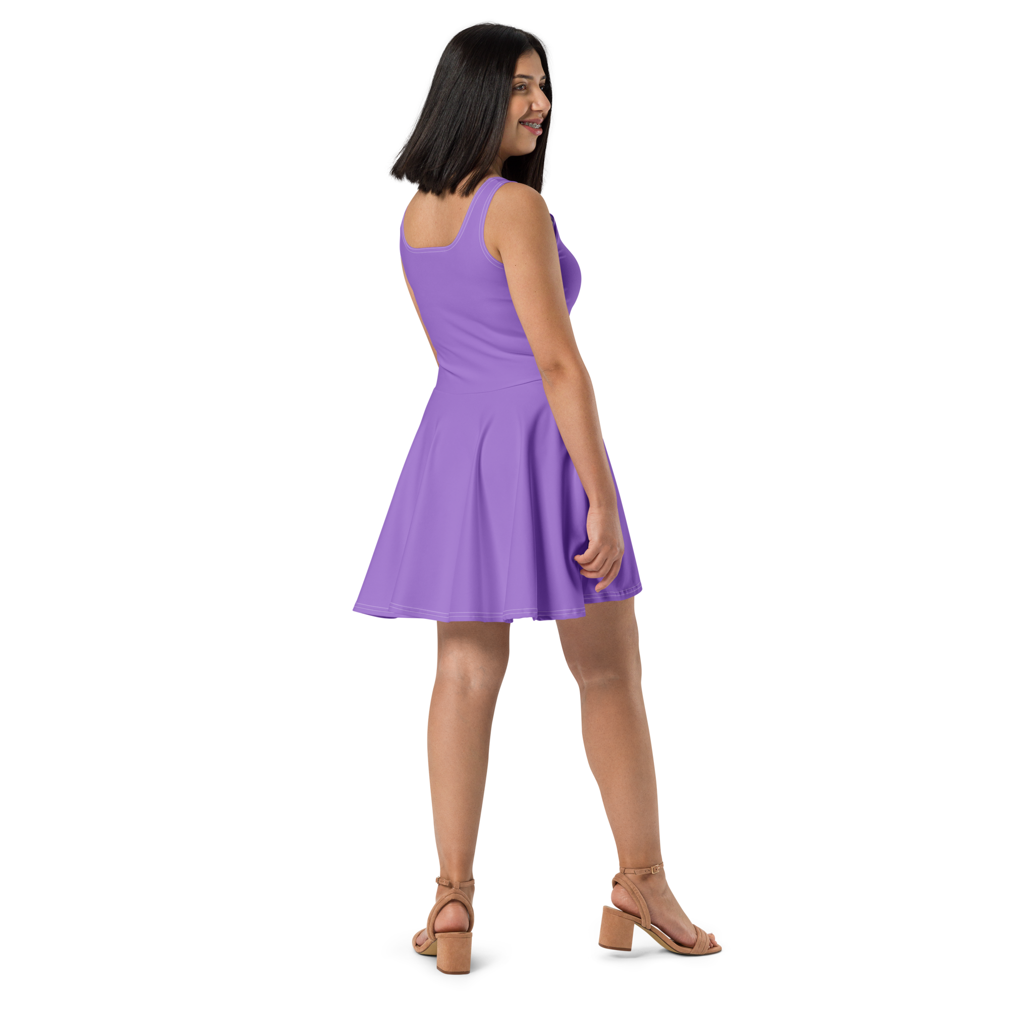 Skater Dress - Coastal Purple