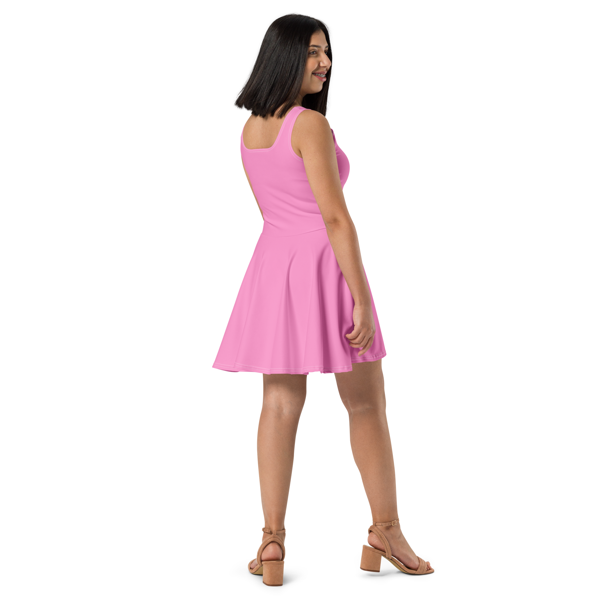 Skater Dress - Tropical Pink