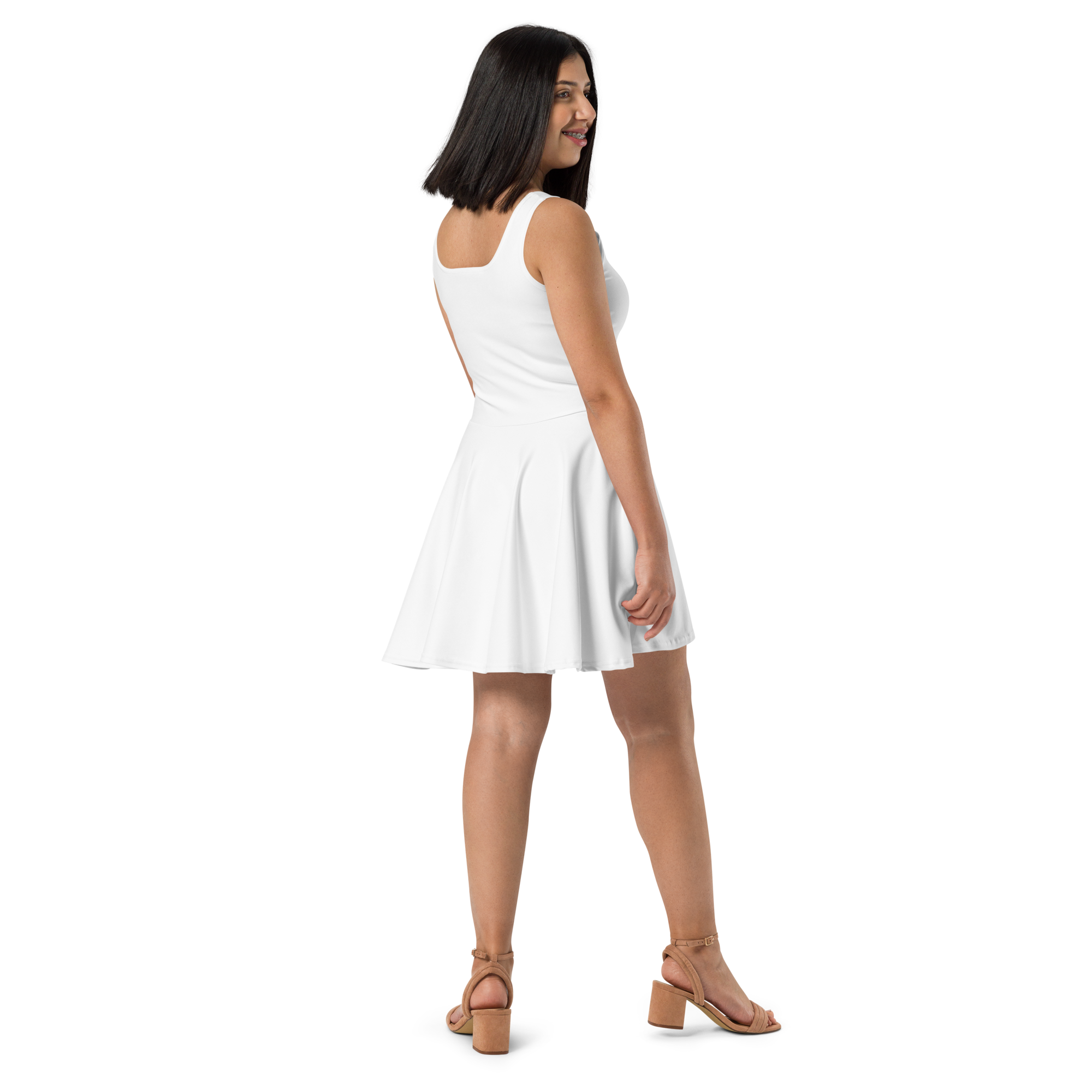 Skater Dress - Seashell White