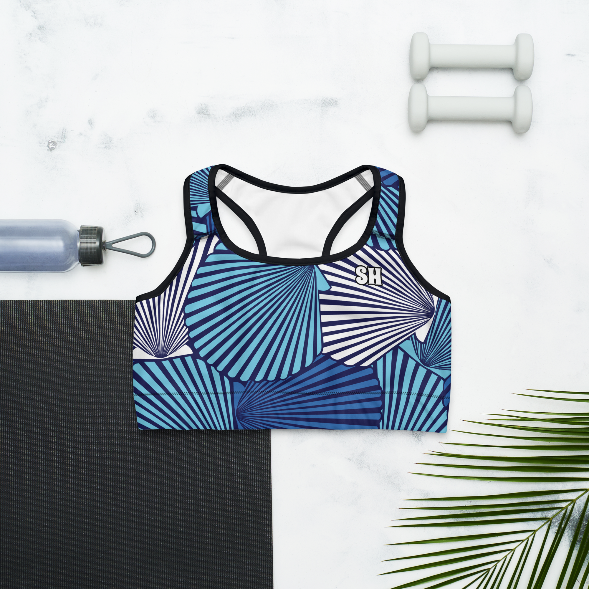 Sports bra - Seaside Shells