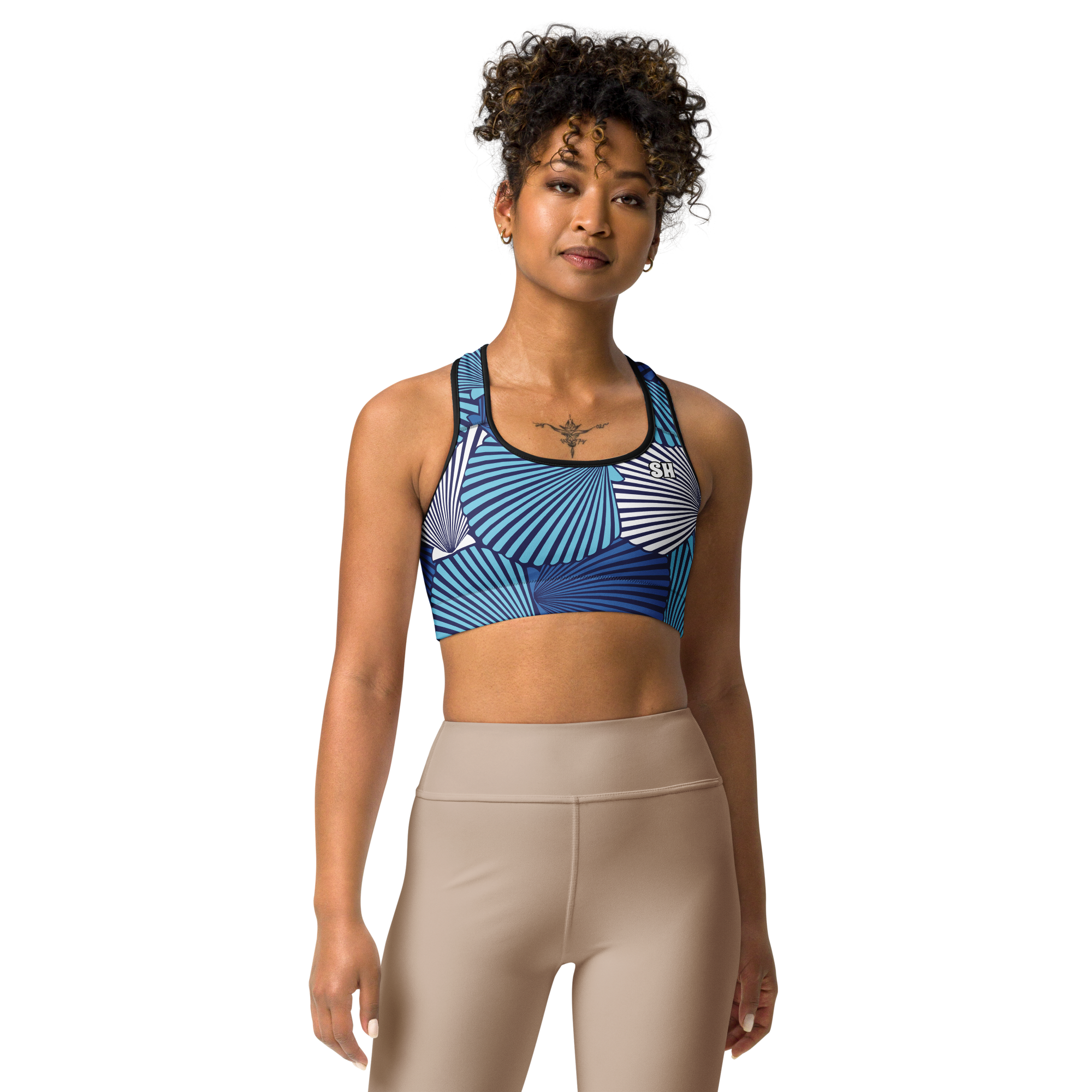 Sports bra - Seaside Shells