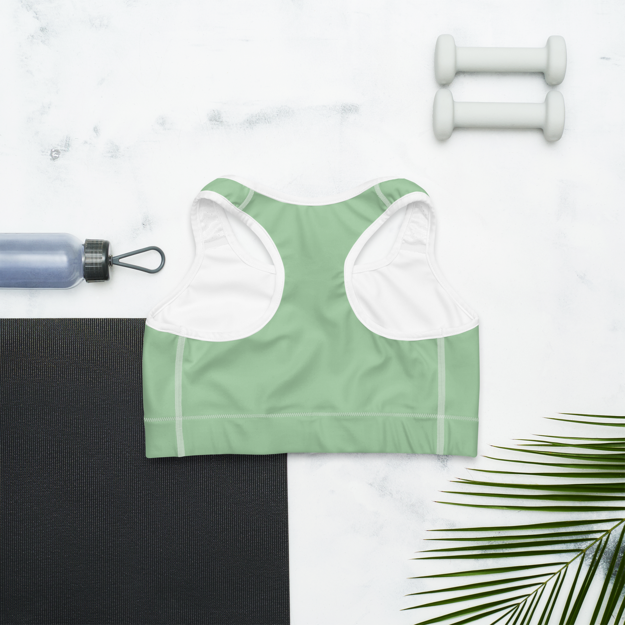 Sports bra - Palm Green