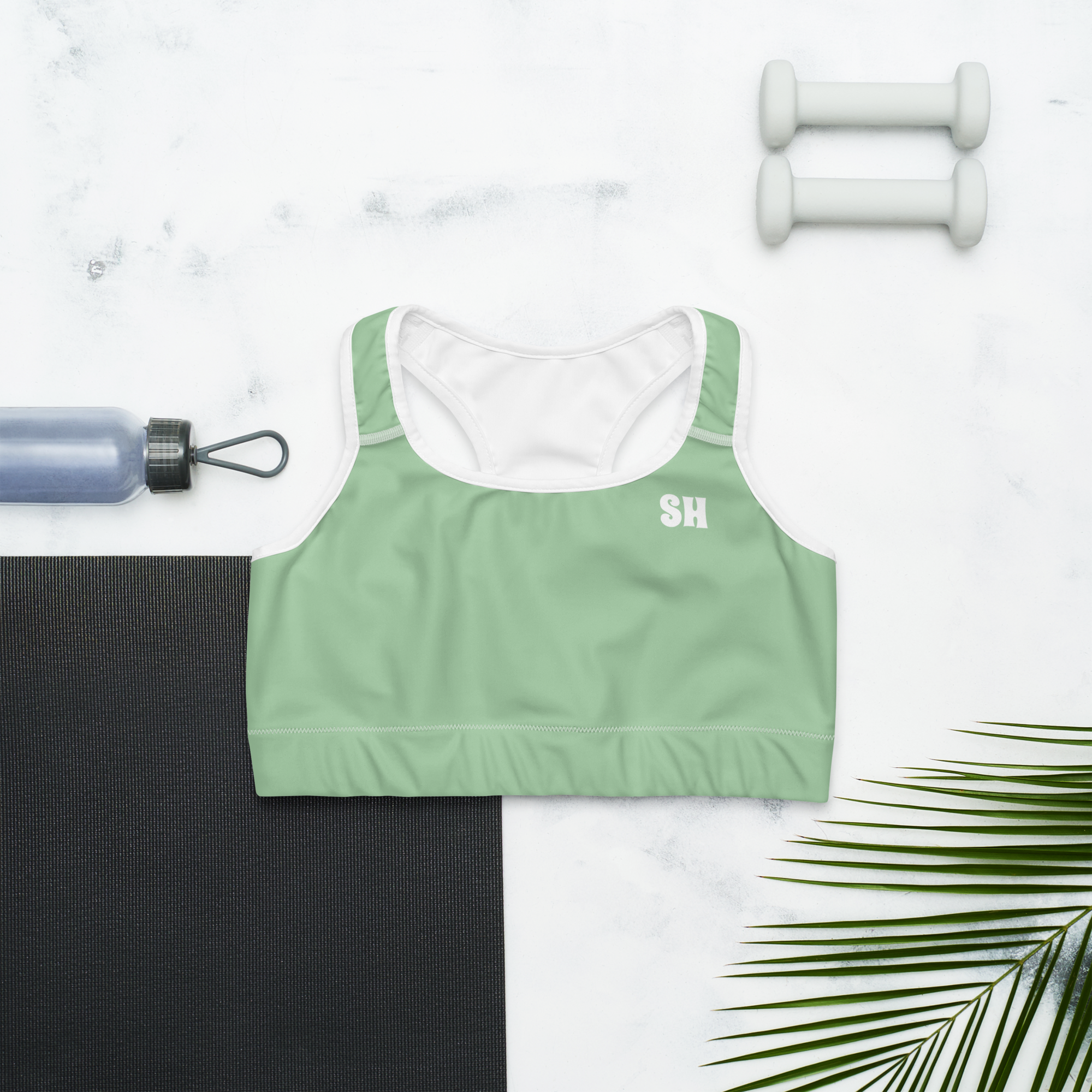 Sports bra - Palm Green